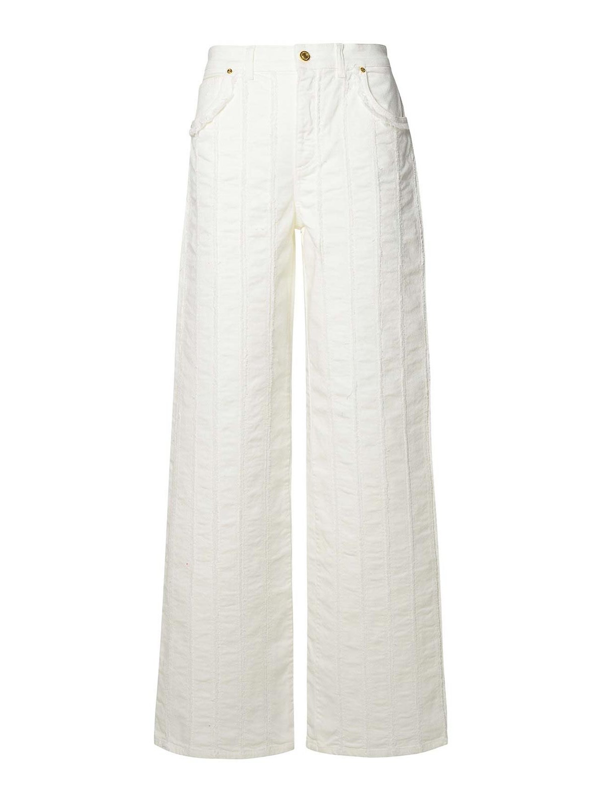 Shop Blumarine Jeans Boot-cut - Blanco In White