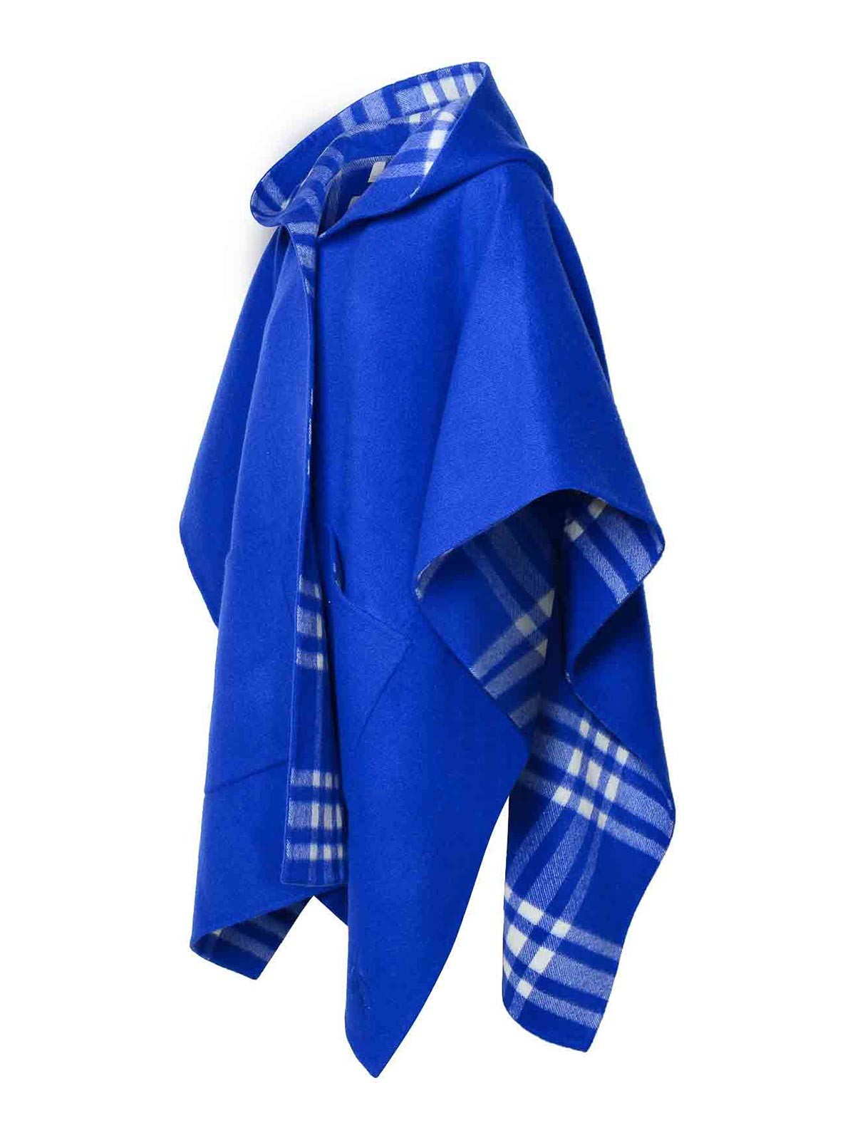 Shop Burberry Cappa Check In Blue