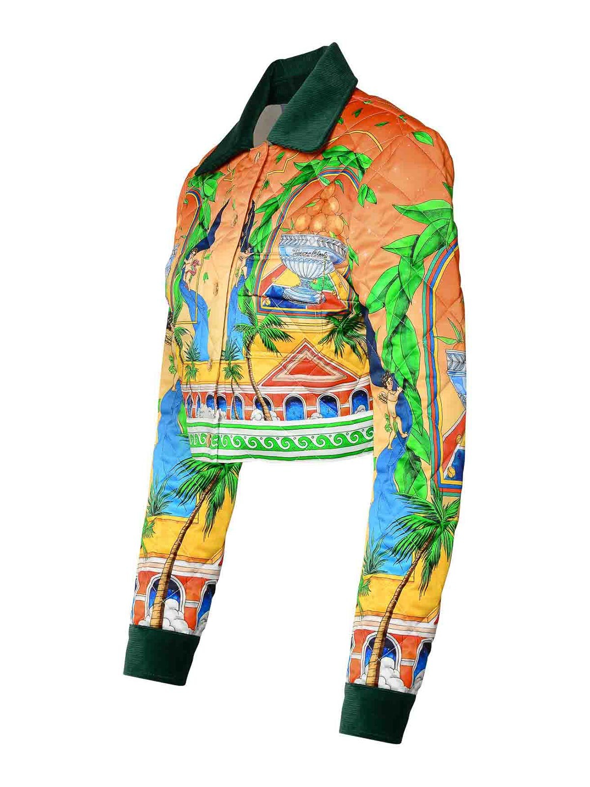 Shop Casablanca Multicolor Polyester Jacket In Multicolour