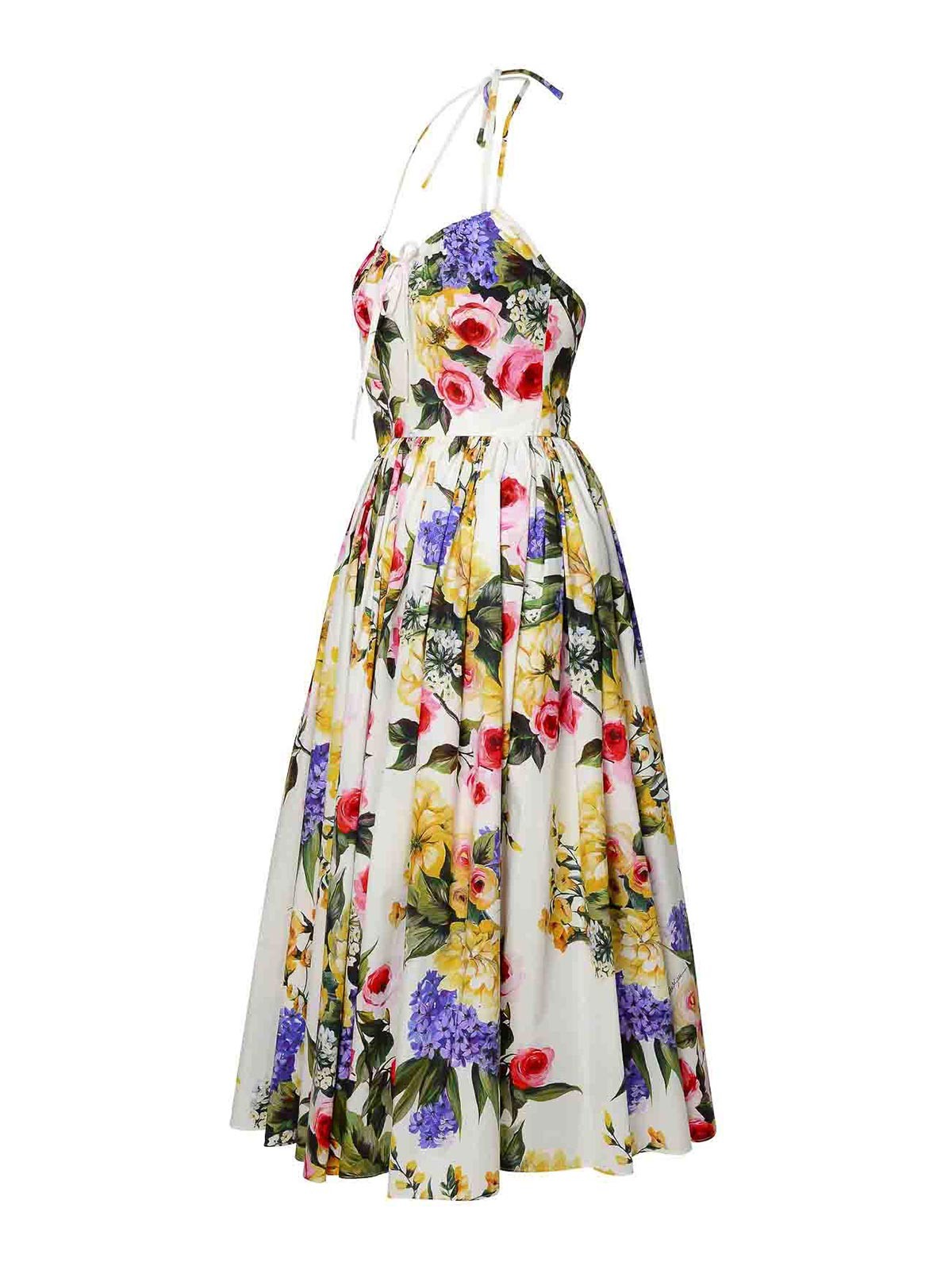 Shop Dolce & Gabbana Vestido Largo - Multicolor In Multicolour