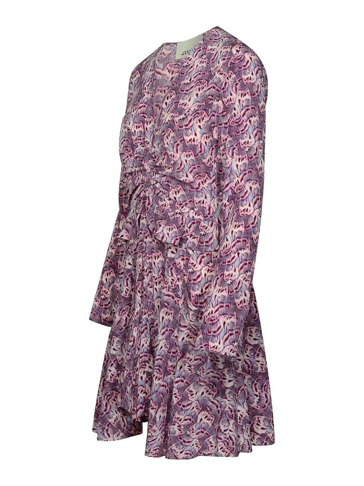Shop Isabel Marant Vestido Midi - Púrpura In Purple