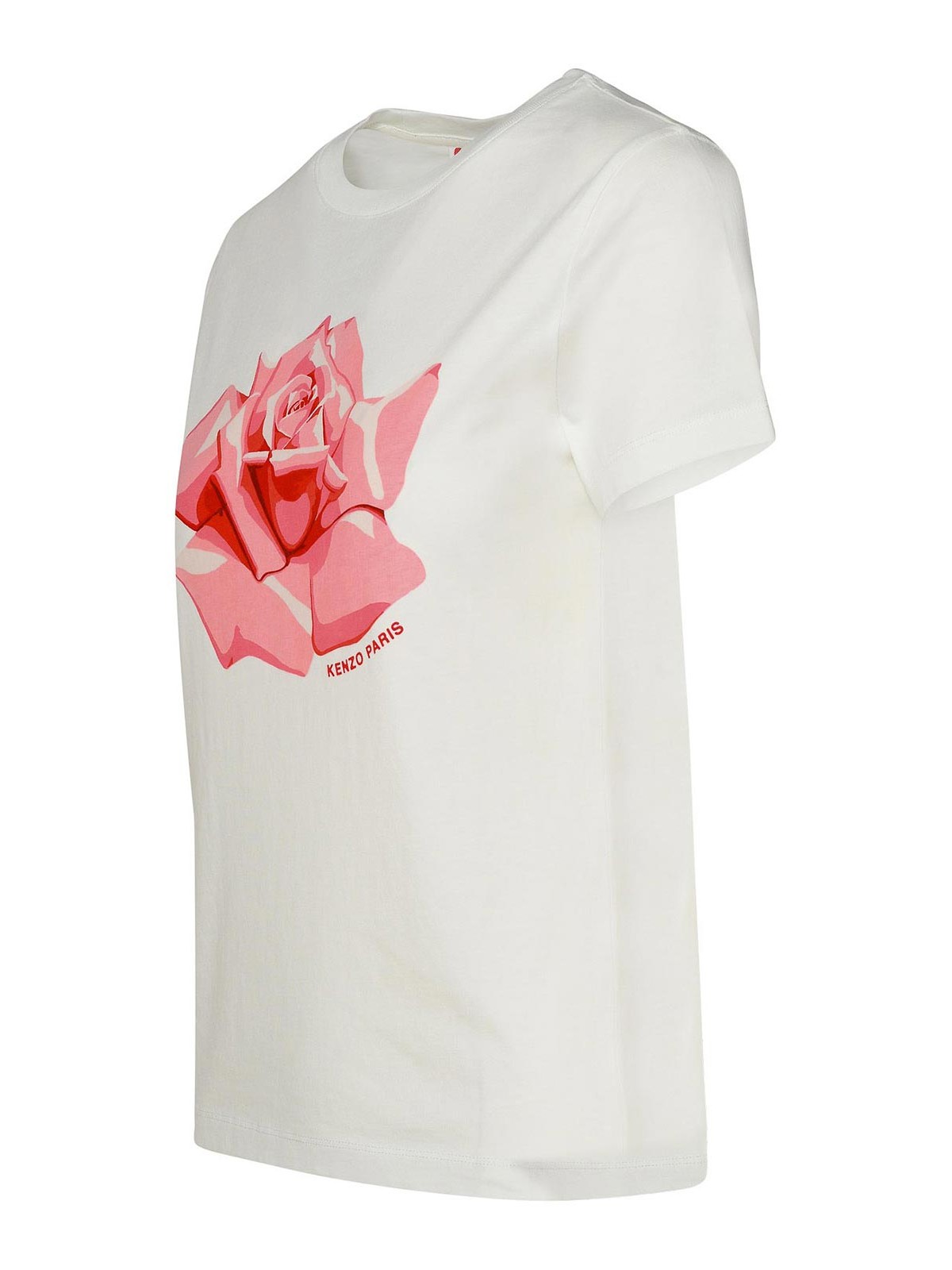 Shop Kenzo White Cotton T-shirt