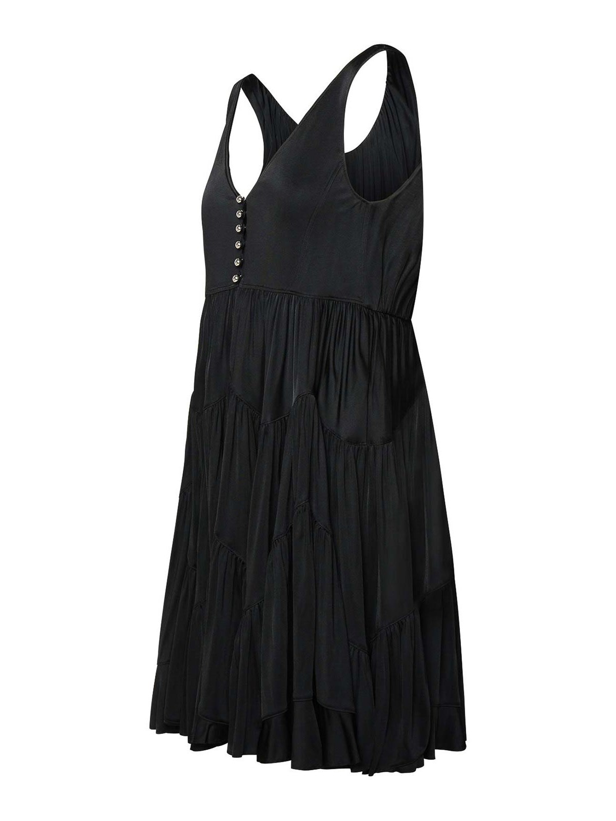 Shop Lanvin Black Viscose Dress