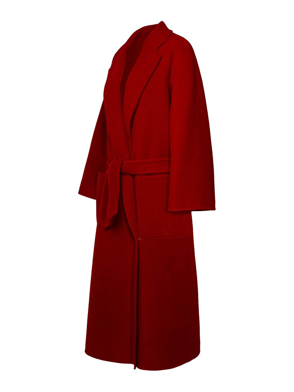 Shop Max Mara Red Cashmere Coat