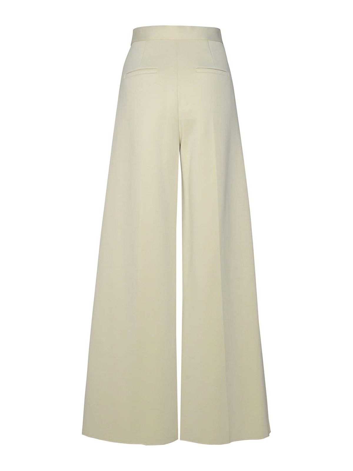 Casual trousers Max Mara - Zinnia white cotton blend pants - 2411781021002