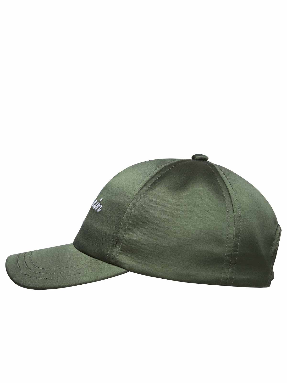 Shop Balmain Logo Hat In Green