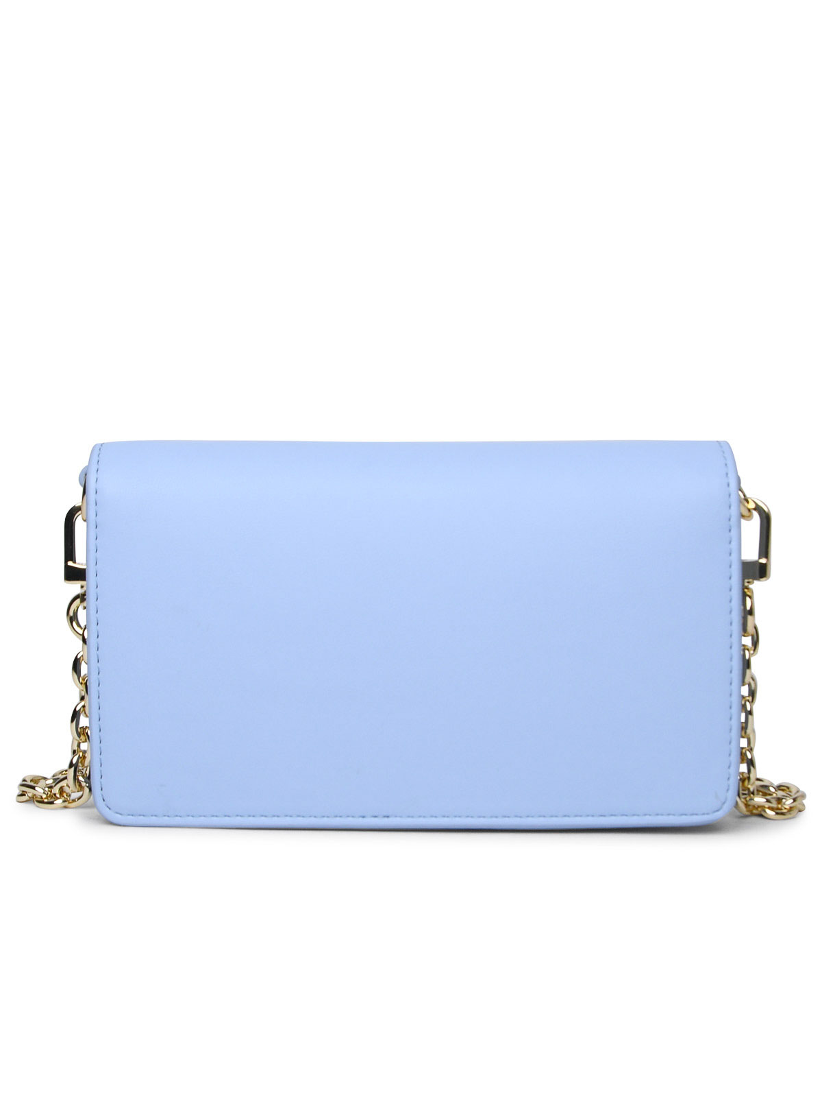 Shop Chiara Ferragni Leather Bag In Light Blue