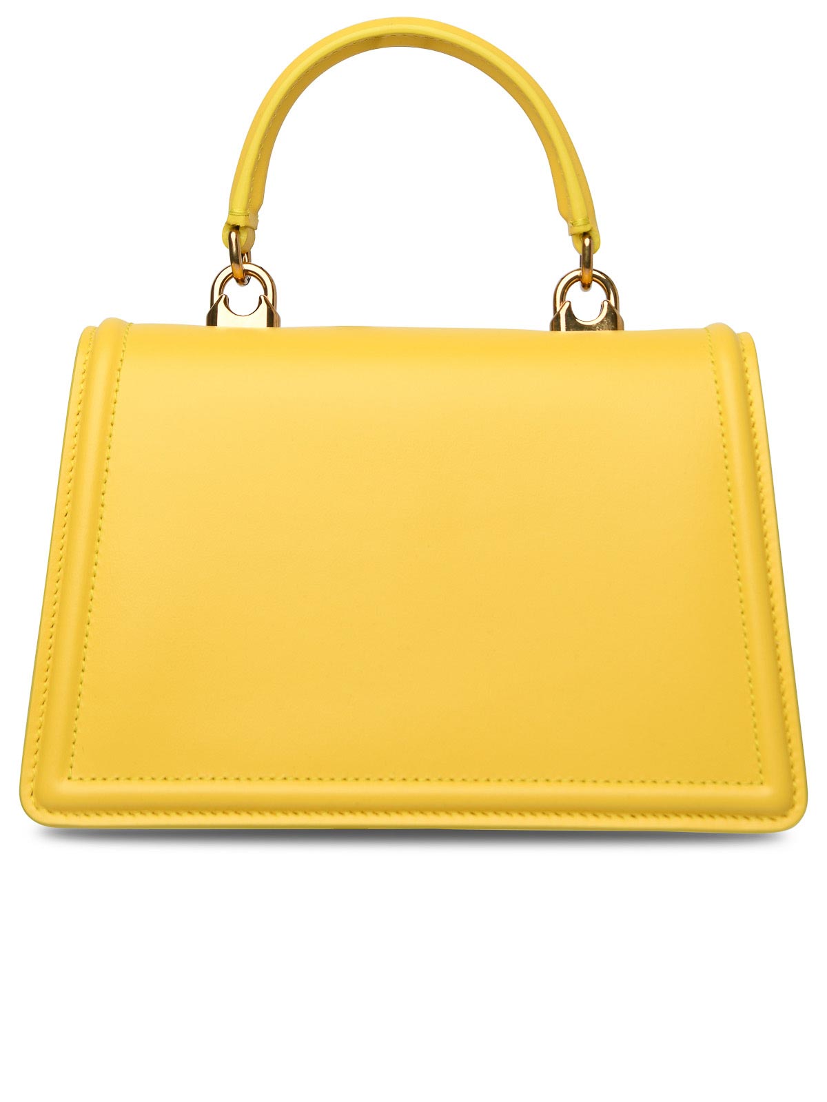 Shop Dolce & Gabbana Small  Yellow Leather Bag