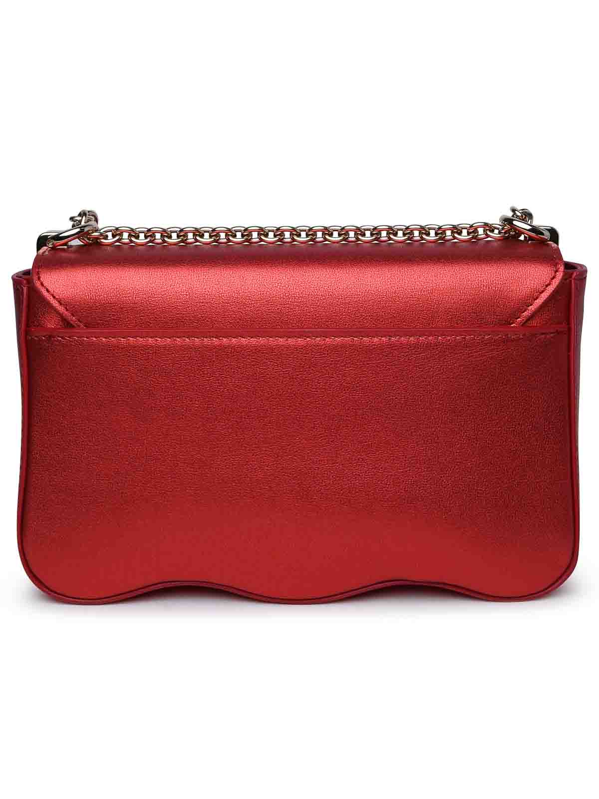 Shop Furla Red Leather Bag