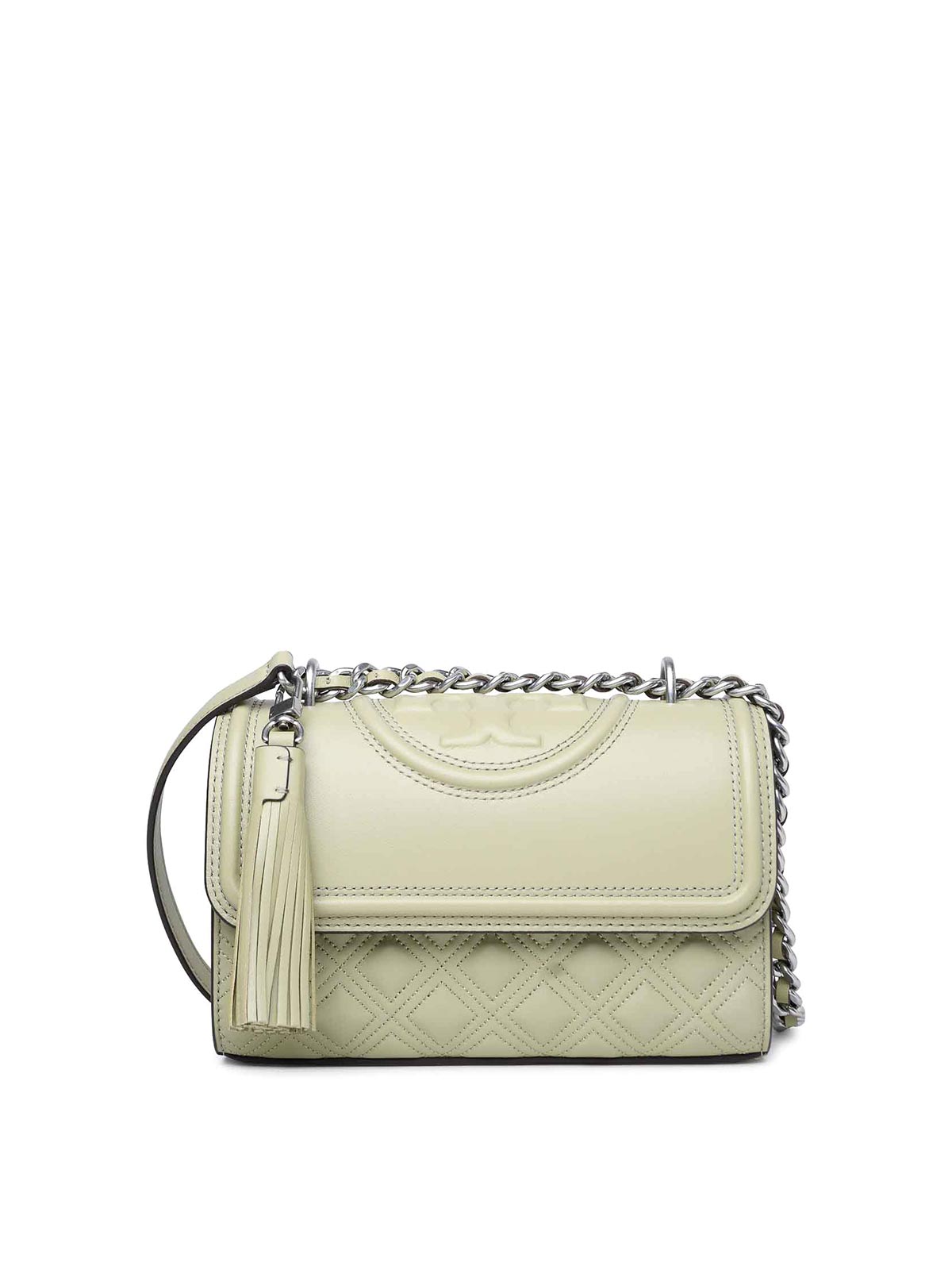 Tory Burch Tracolla Fleming In Green