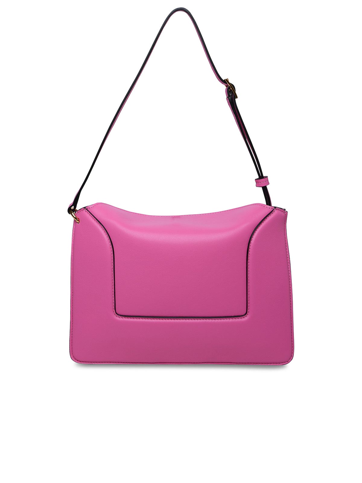 Shop Wandler Penelope Pink Calf Leather Bag In Fuchsia
