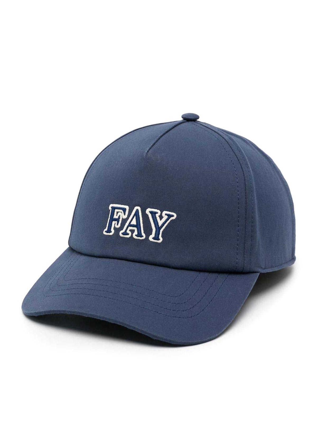 Shop Fay Hat With Logo In Azul
