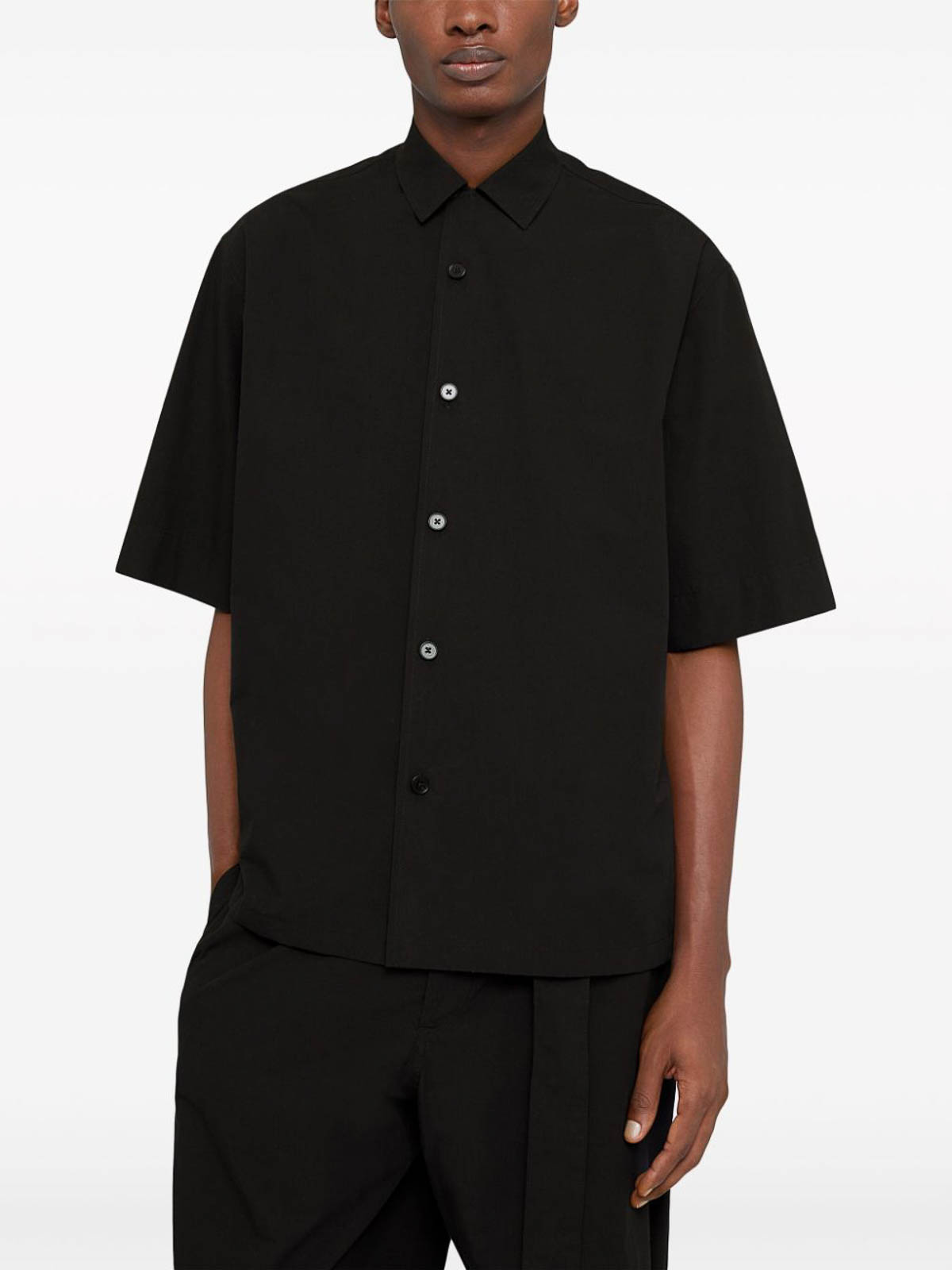 Shop Jil Sander Shirt With Logo In Negro