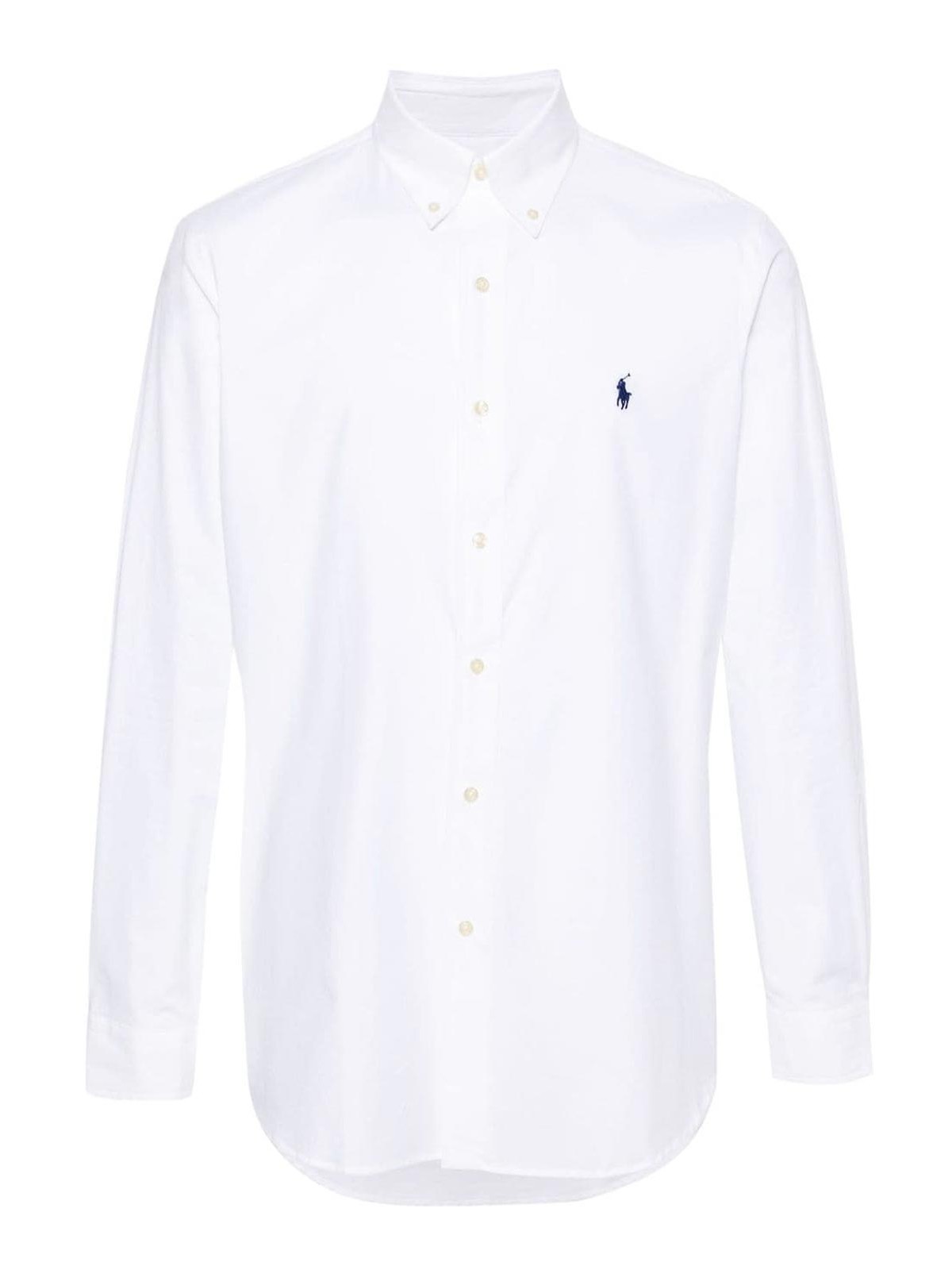 Shop Polo Ralph Lauren Shirt With Logo In Blanco