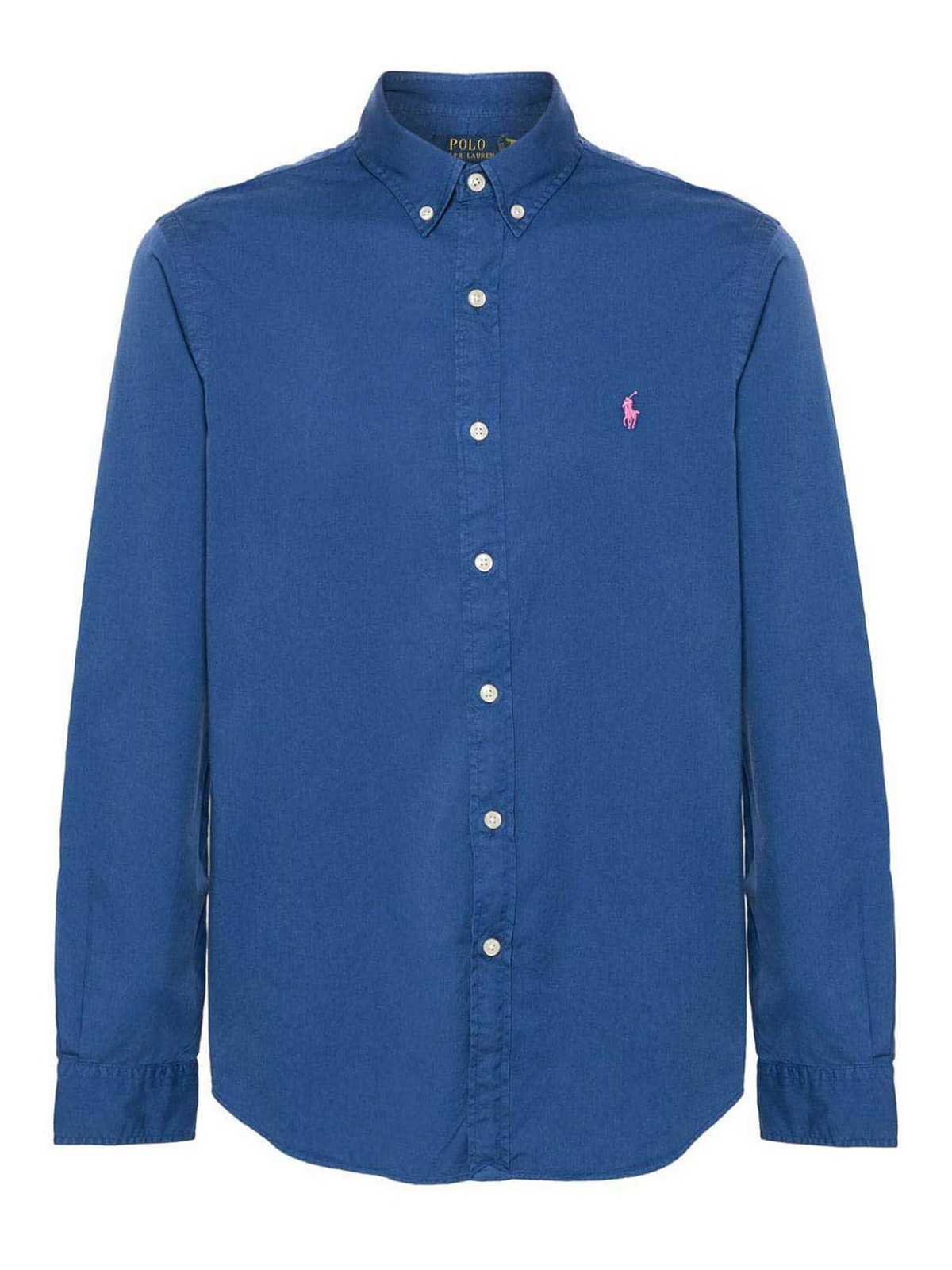 Shop Polo Ralph Lauren Shirt With Logo In Azul