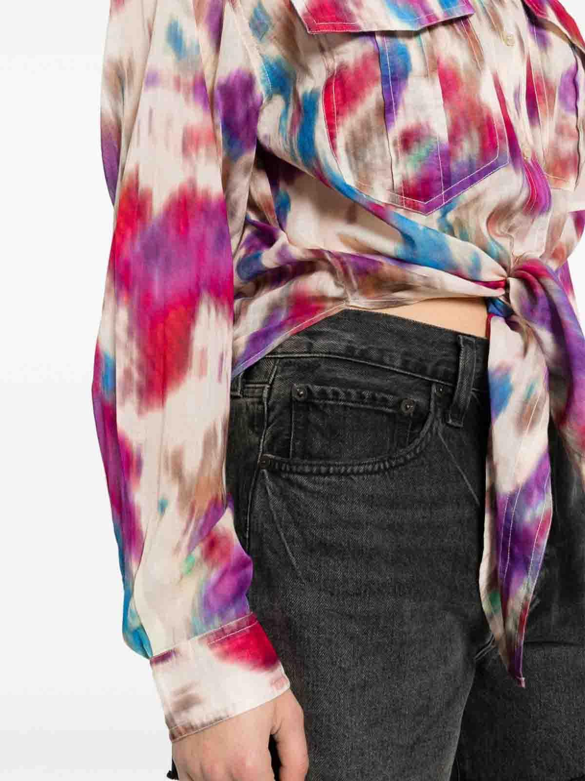 Shop Isabel Marant Multicolored Shirt In Beis