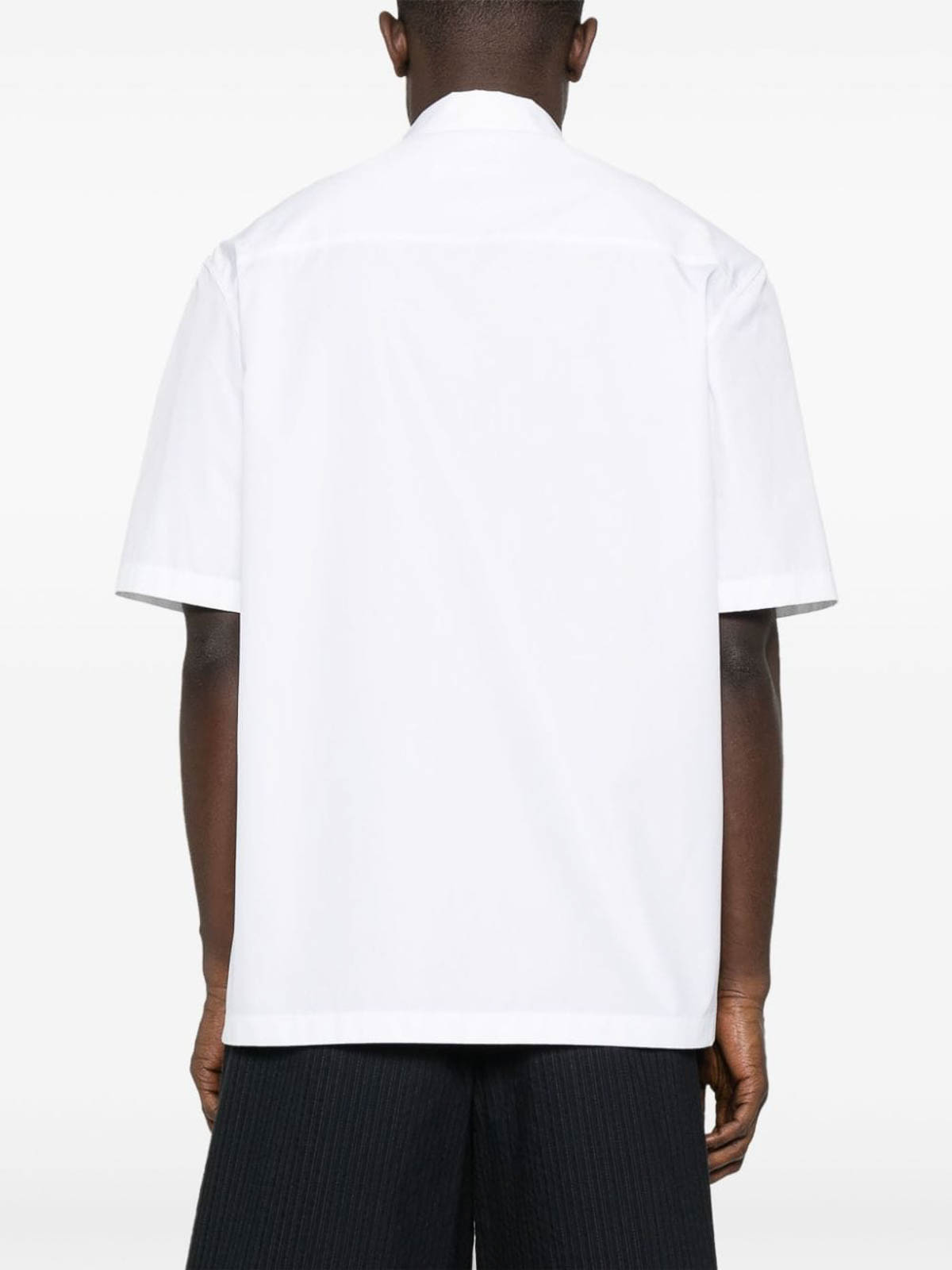 Shop Jil Sander Cotton Shirt In Blanco
