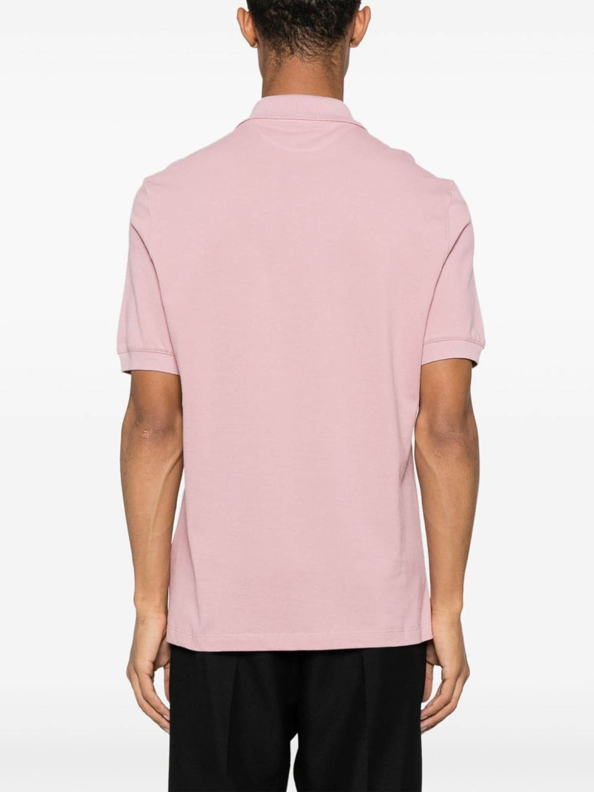 Shop Brunello Cucinelli Pink Polo Shirt In Color Carne Y Neutral