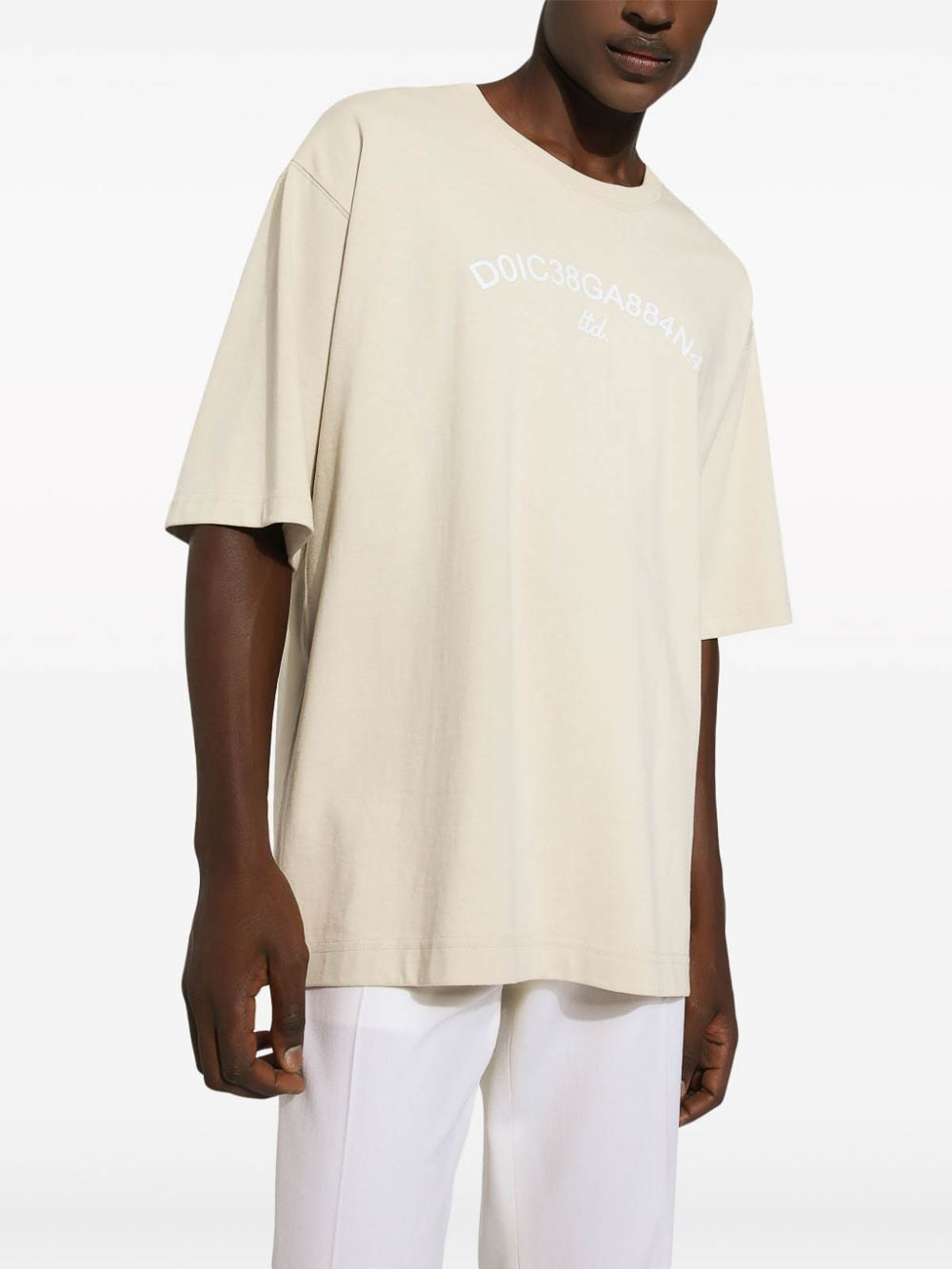Shop Dolce & Gabbana Camiseta - Beis