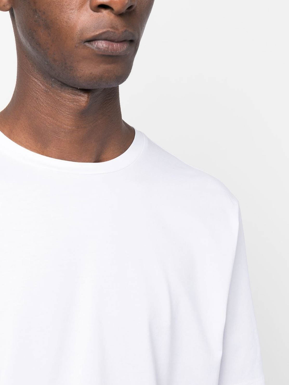 Shop Herno White T-shirt In Blanco