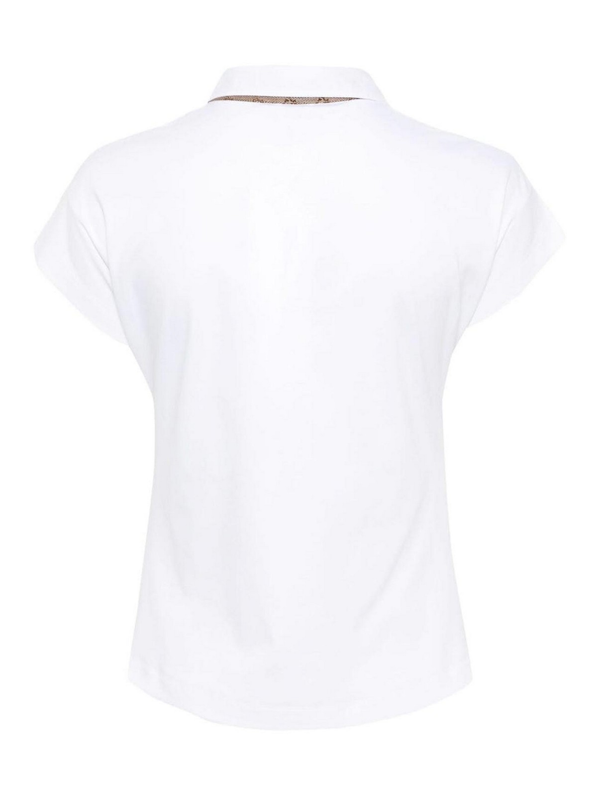 Shop Herno Cotton Polo Shirt In Blanco