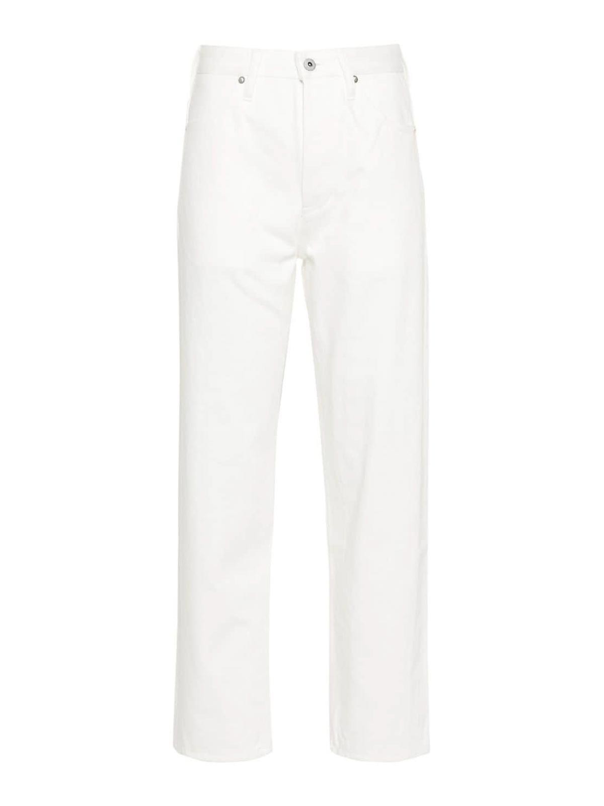 Shop Jil Sander White Jeans In Blanco