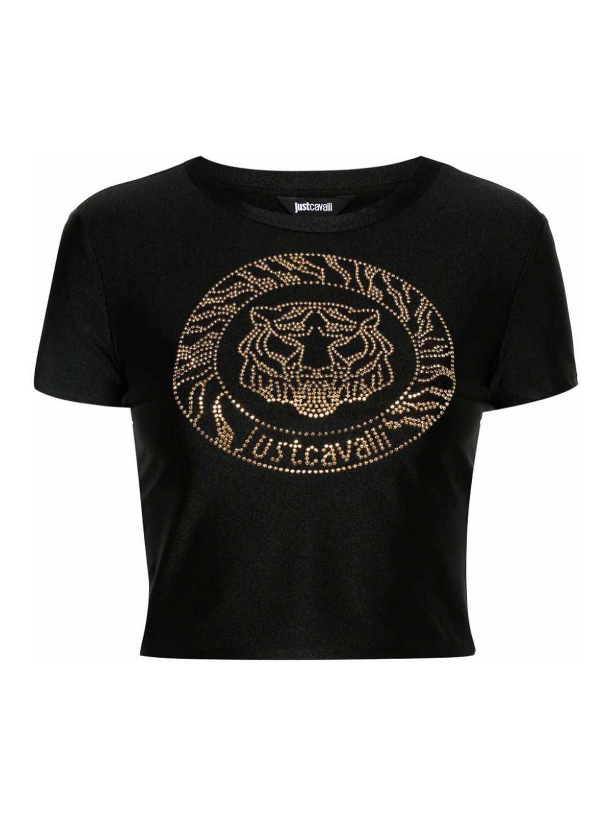 Shop Just Cavalli T-shirt With Logo In Negro