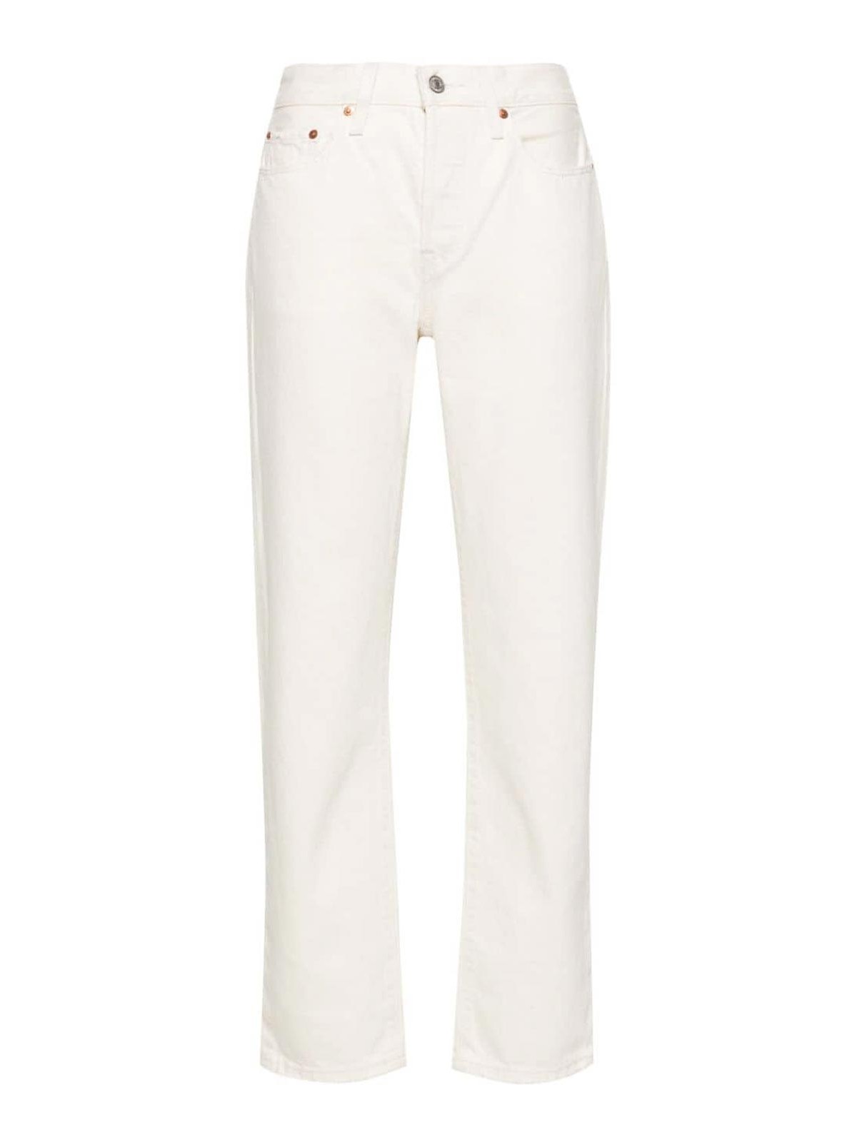 Shop Levi's Denim Jeans In Blanco