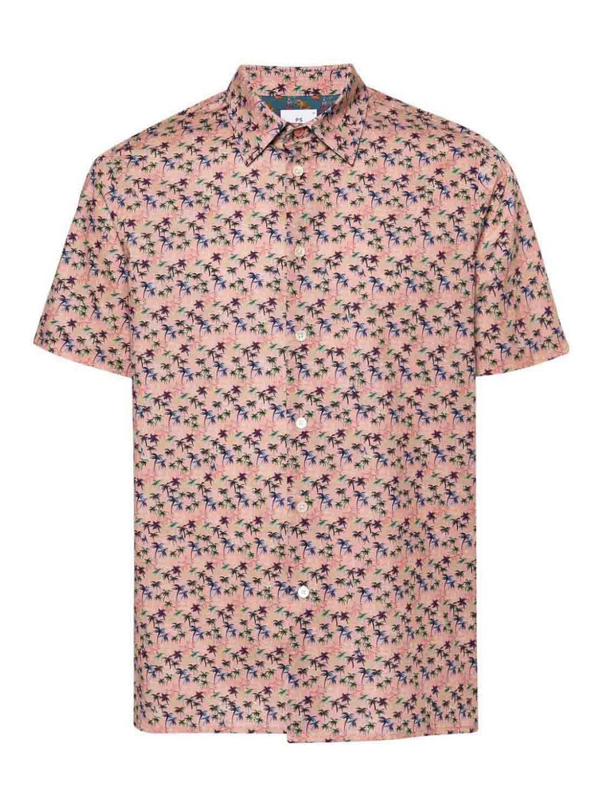 Paul Smith Shirt With Pattern In Pink