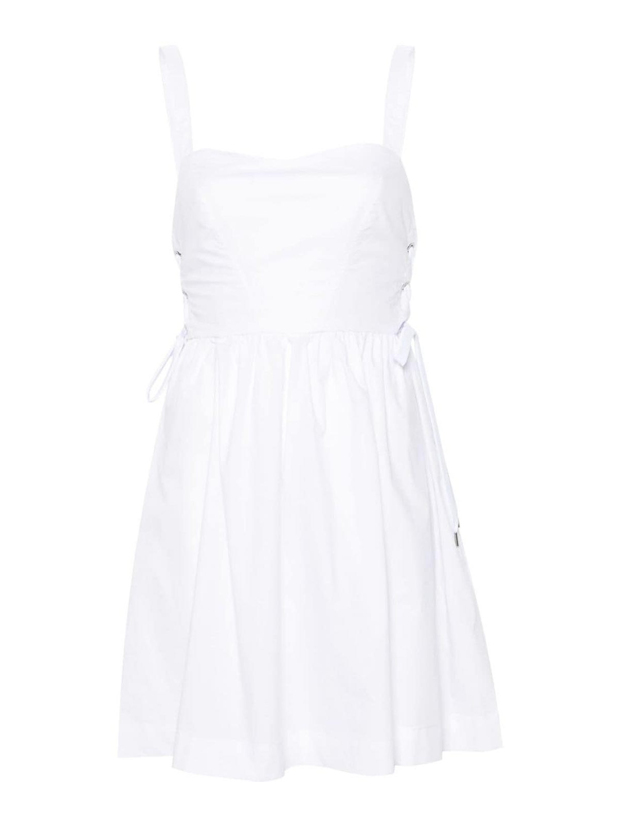 Shop Pinko Amazonia Short Dress In White