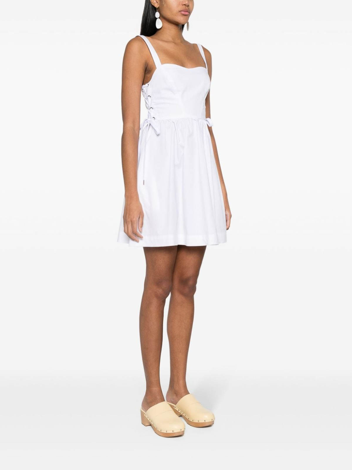 Shop Pinko Amazonia Short Dress In White