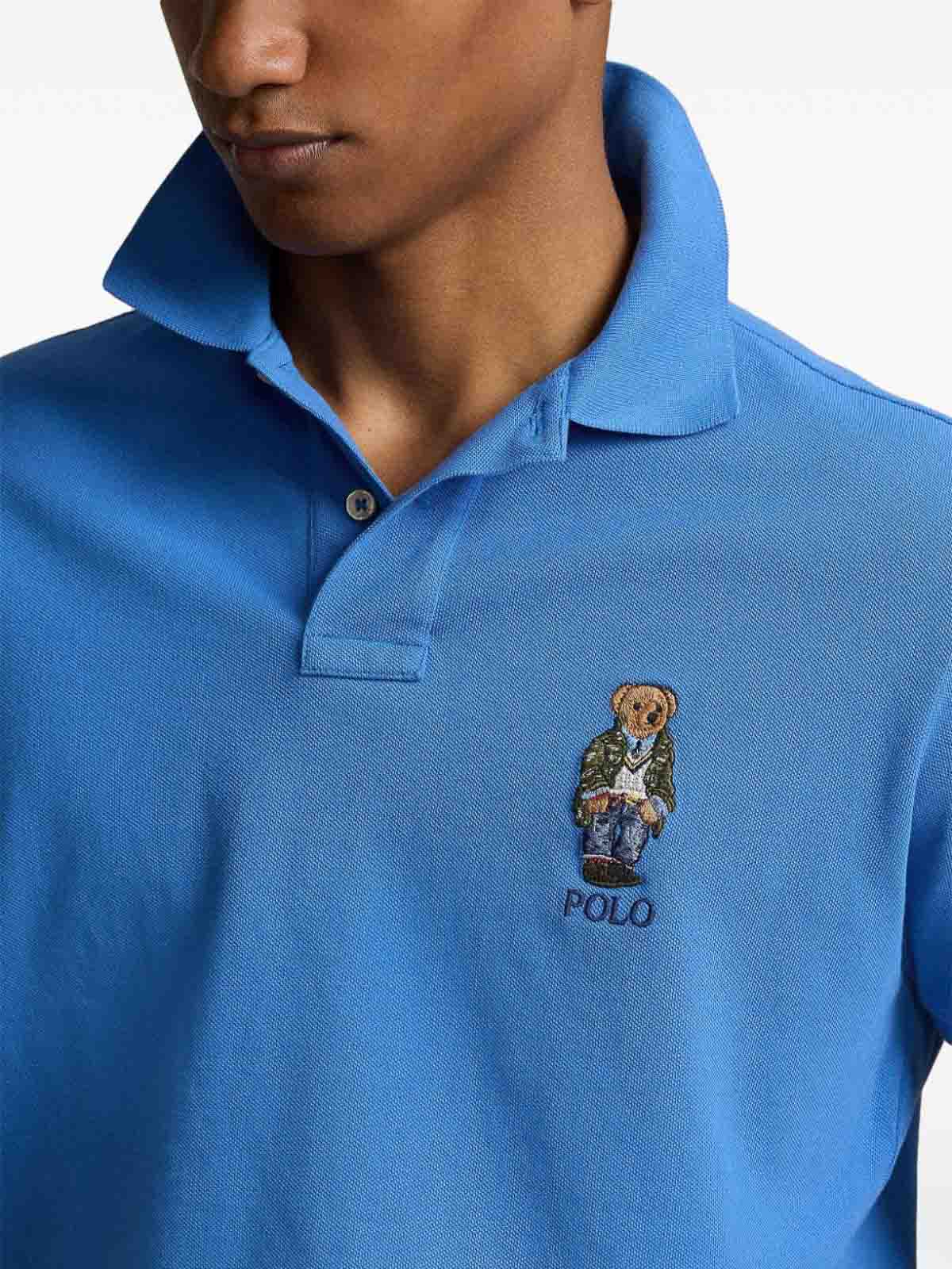 Polo shirt with logo embroidery brand POLO RALPH LAUREN