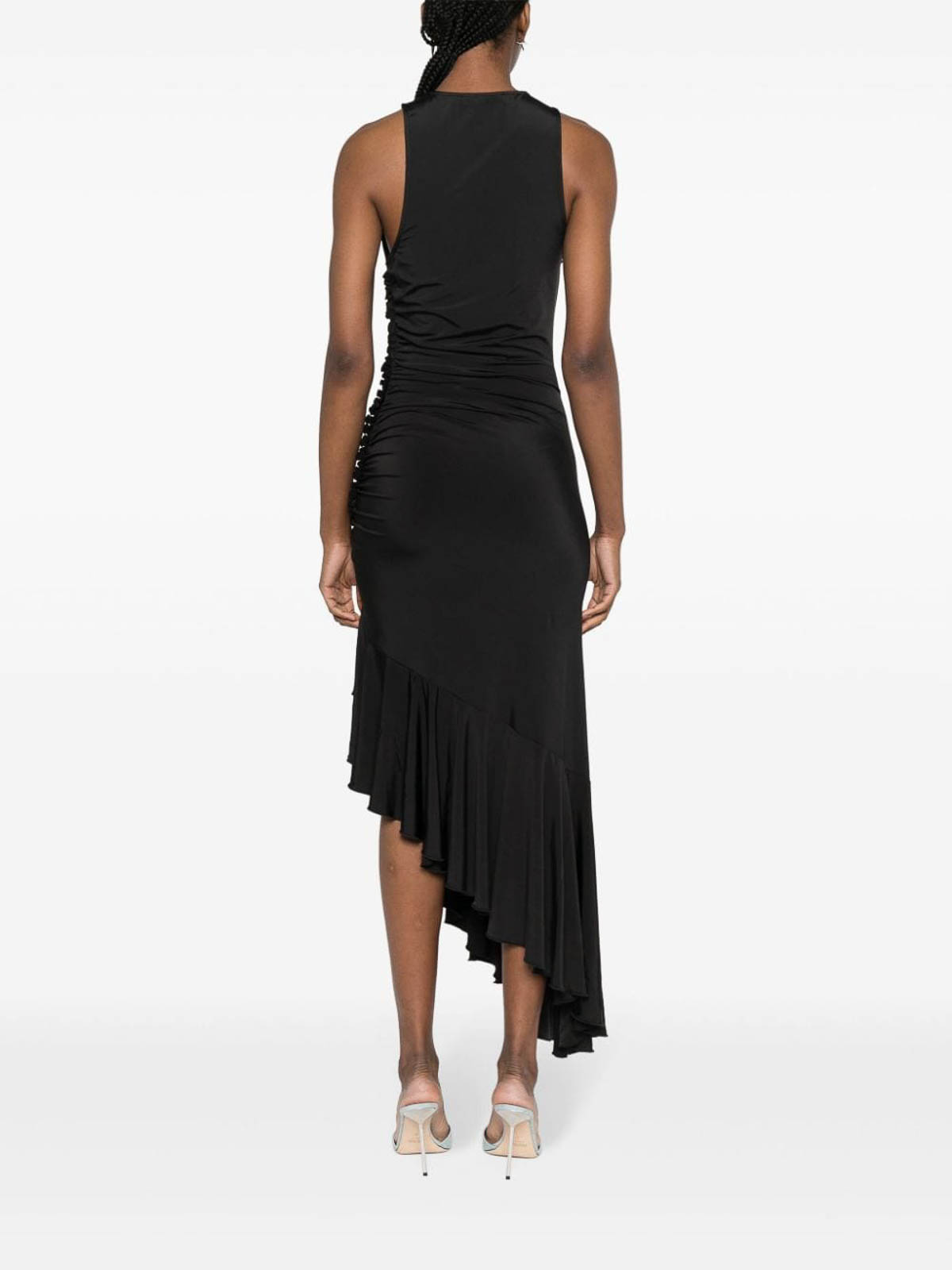 rotate birger christensen asymmetric ruffle maxi dress Rotate By Birger Christensen Maxi Asymmetric Dress - Plein Air