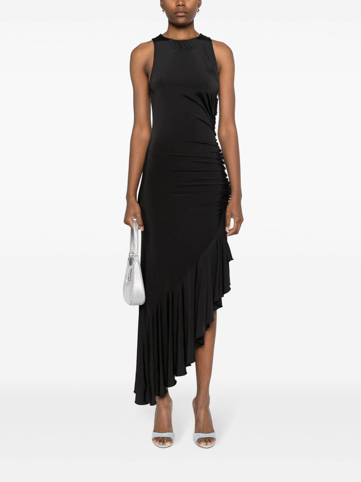 black form fitting dress TA3 Notchy Pencil - - XXS Color:eggplant communion_dress style elegance Bachelorette Party Cute Black