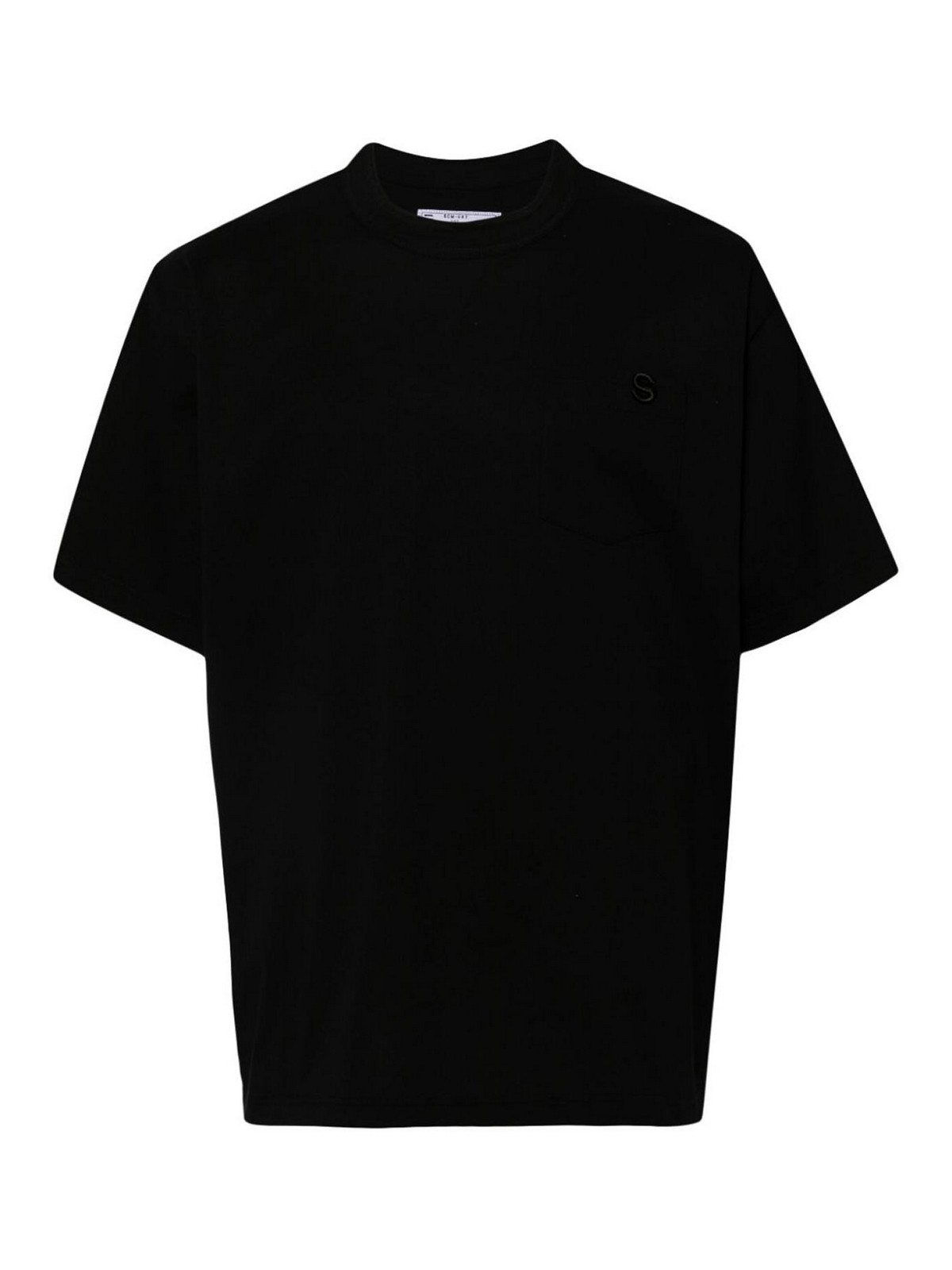 Shop Sacai Camiseta - Negro In Black