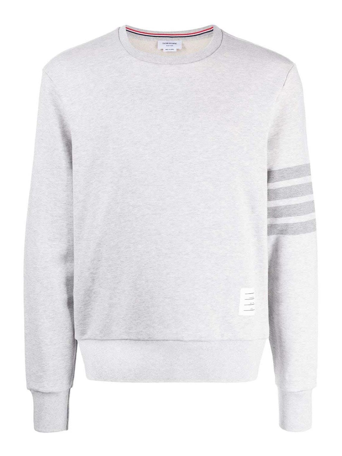 Thom Browne Crewneck Sweatshirt In Grey