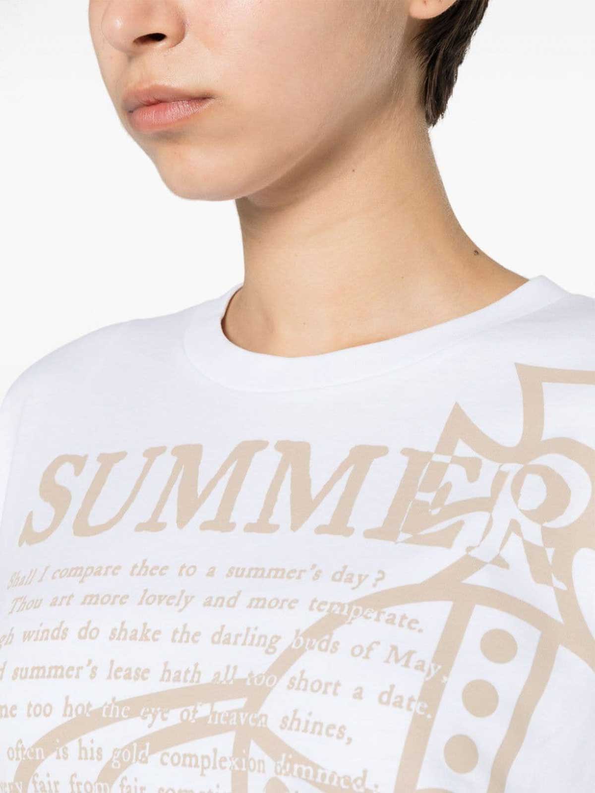Shop Vivienne Westwood Cotton T-shirt In White
