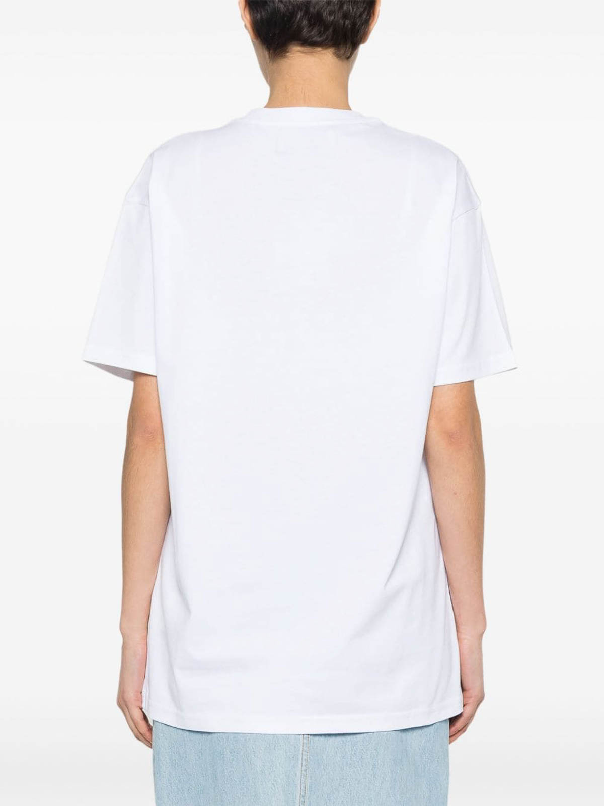 Shop Vivienne Westwood Cotton T-shirt In White