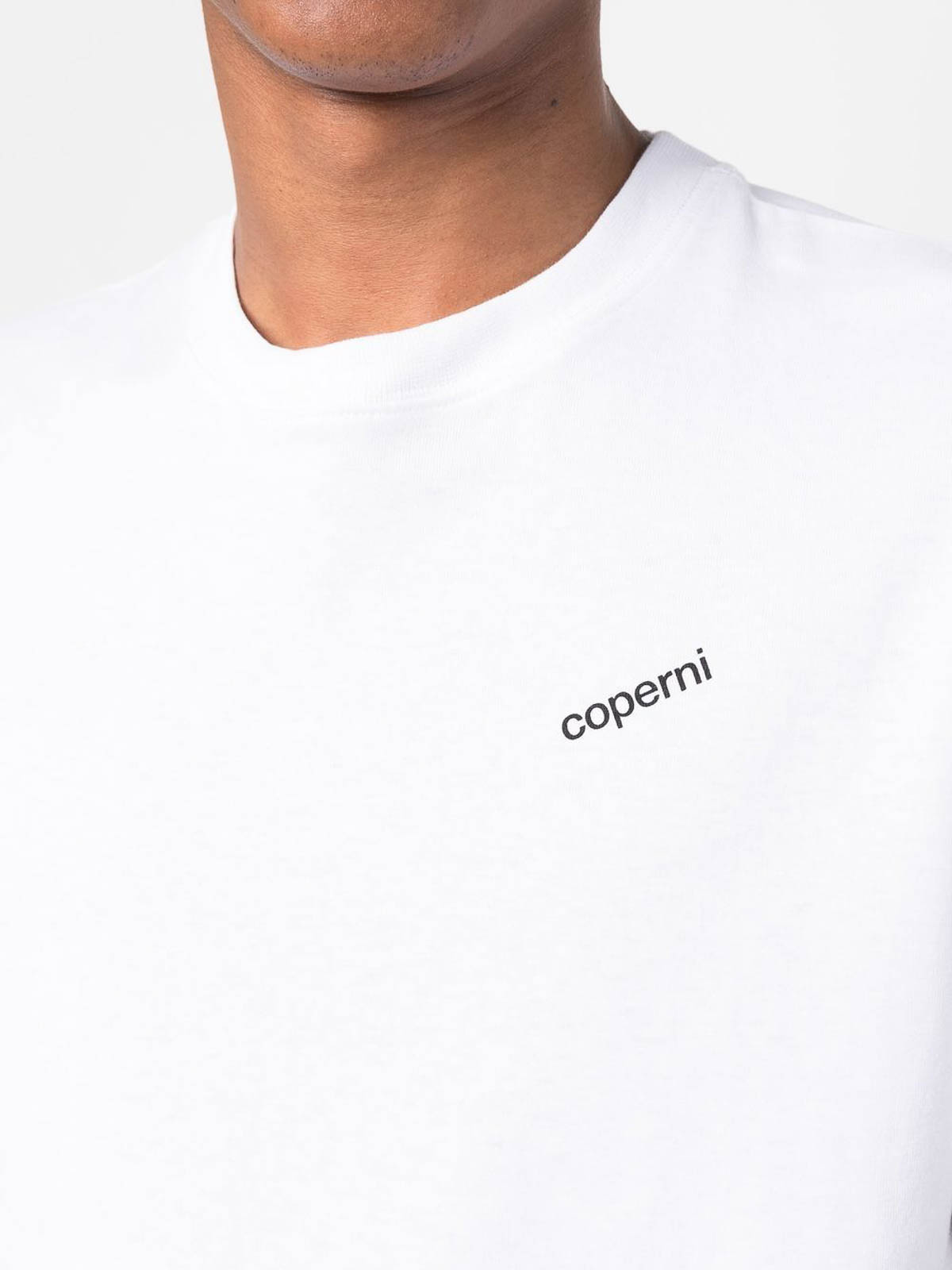 Shop Coperni Polo - Blanco In White