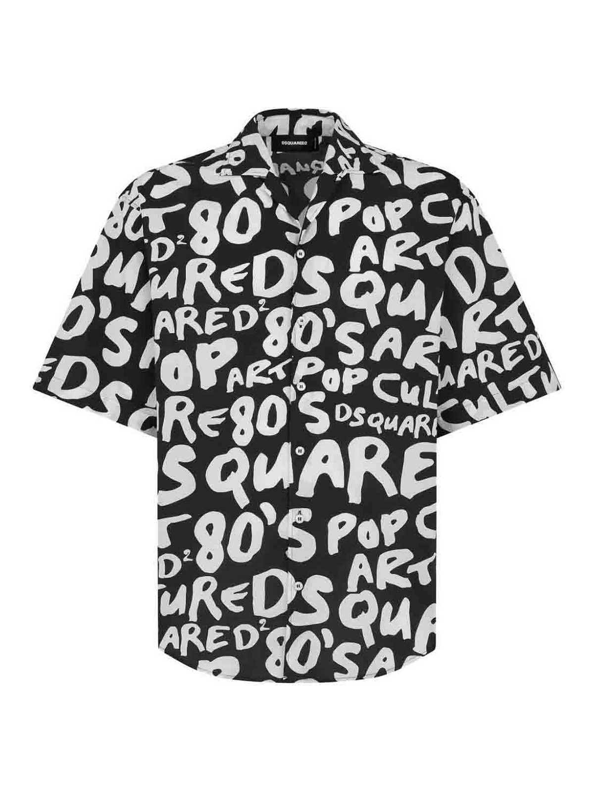 Shop Dsquared2 Pop Shirt In Black