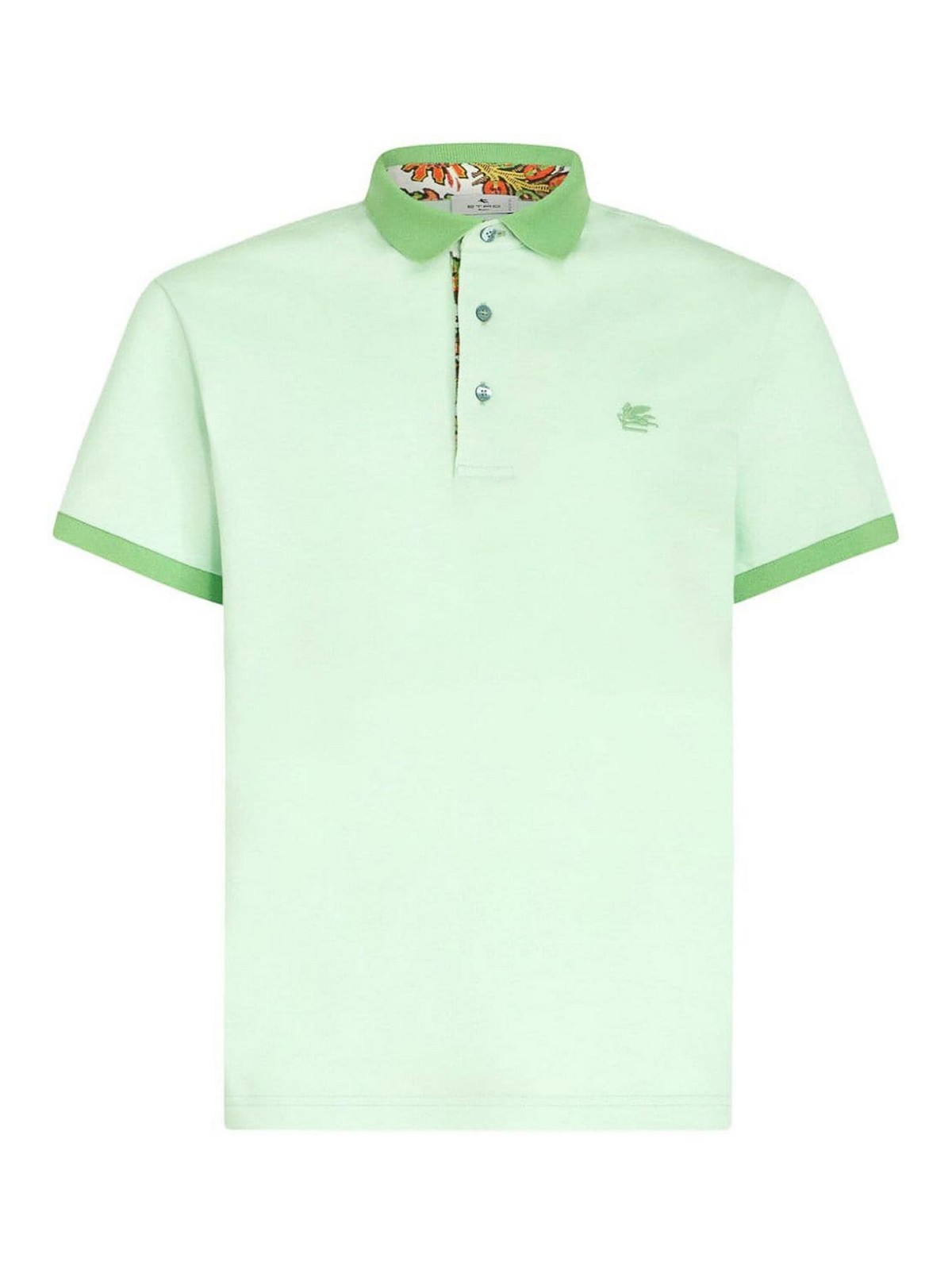 Etro Polo Shirt In Light Green