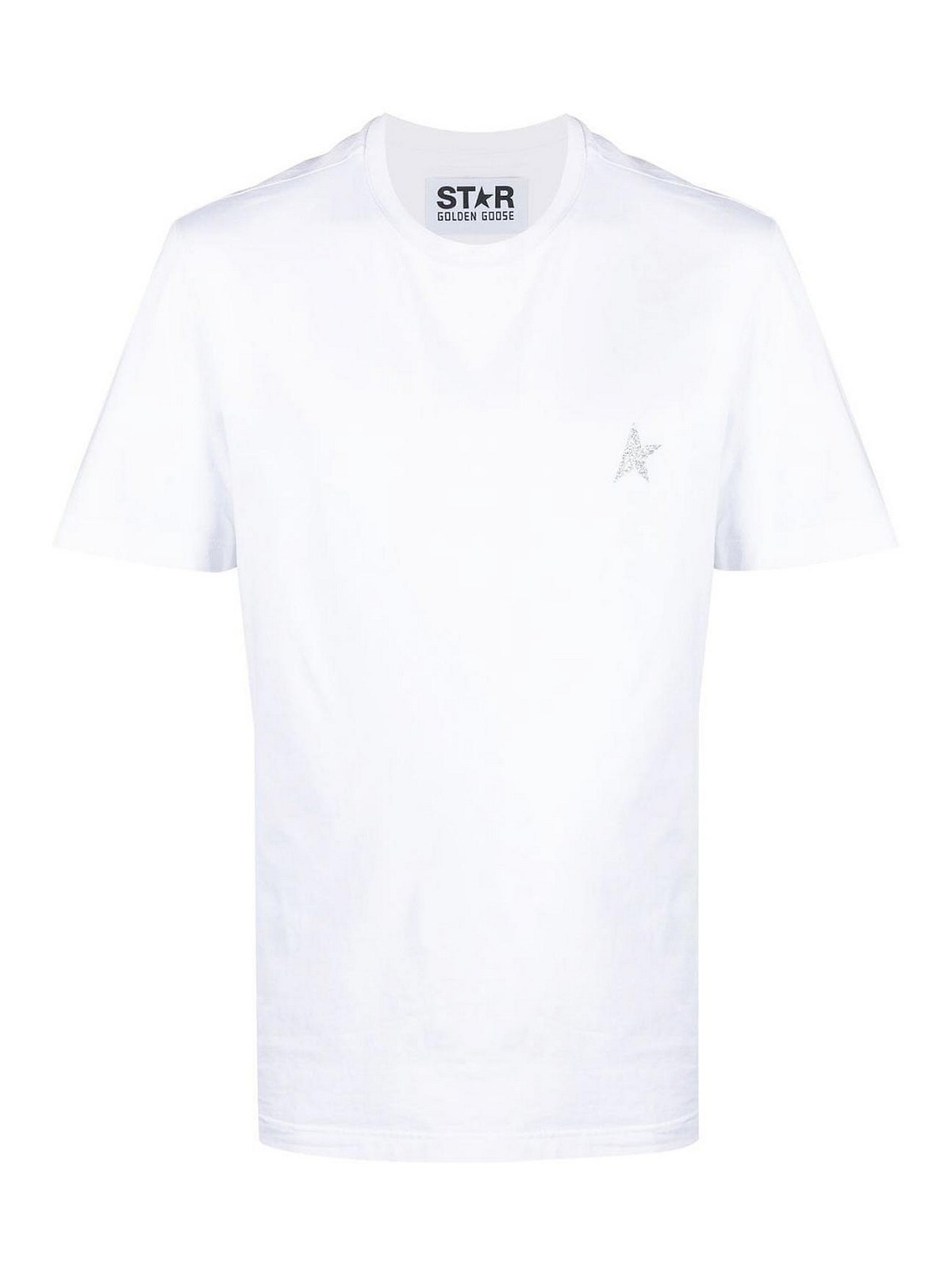 Shop Golden Goose Camiseta - Blanco In White