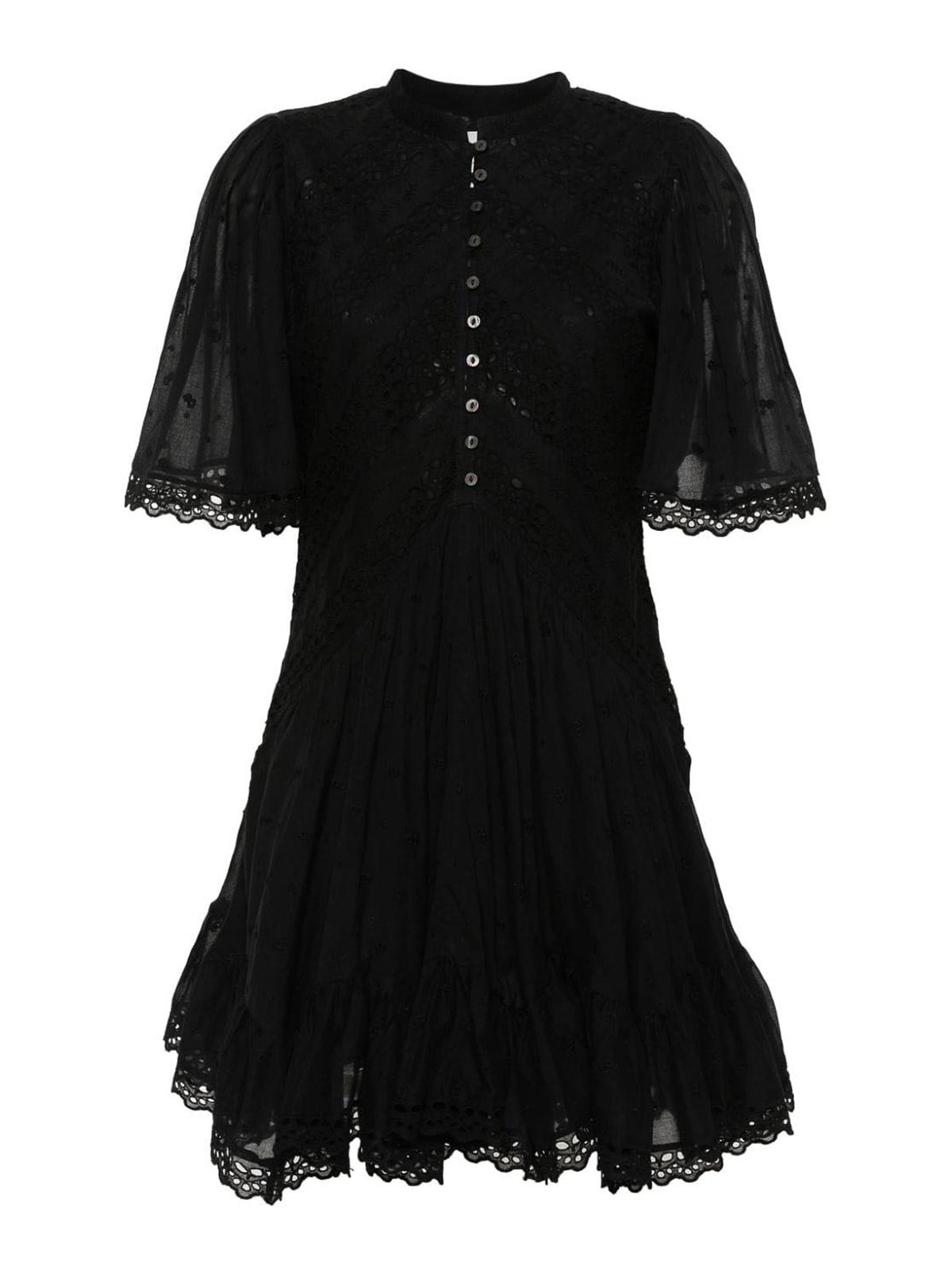Shop Isabel Marant Vestido Corto - Negro In Black