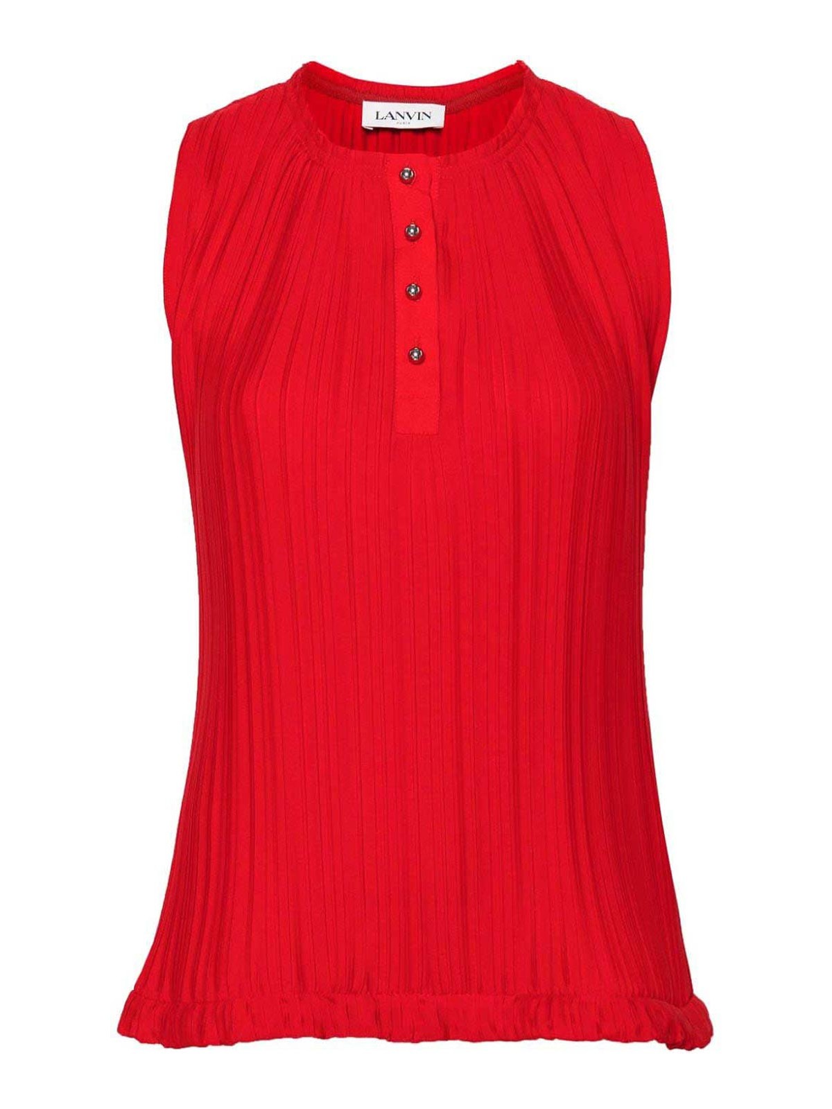 Shop Lanvin Blusa - Rojo In Red