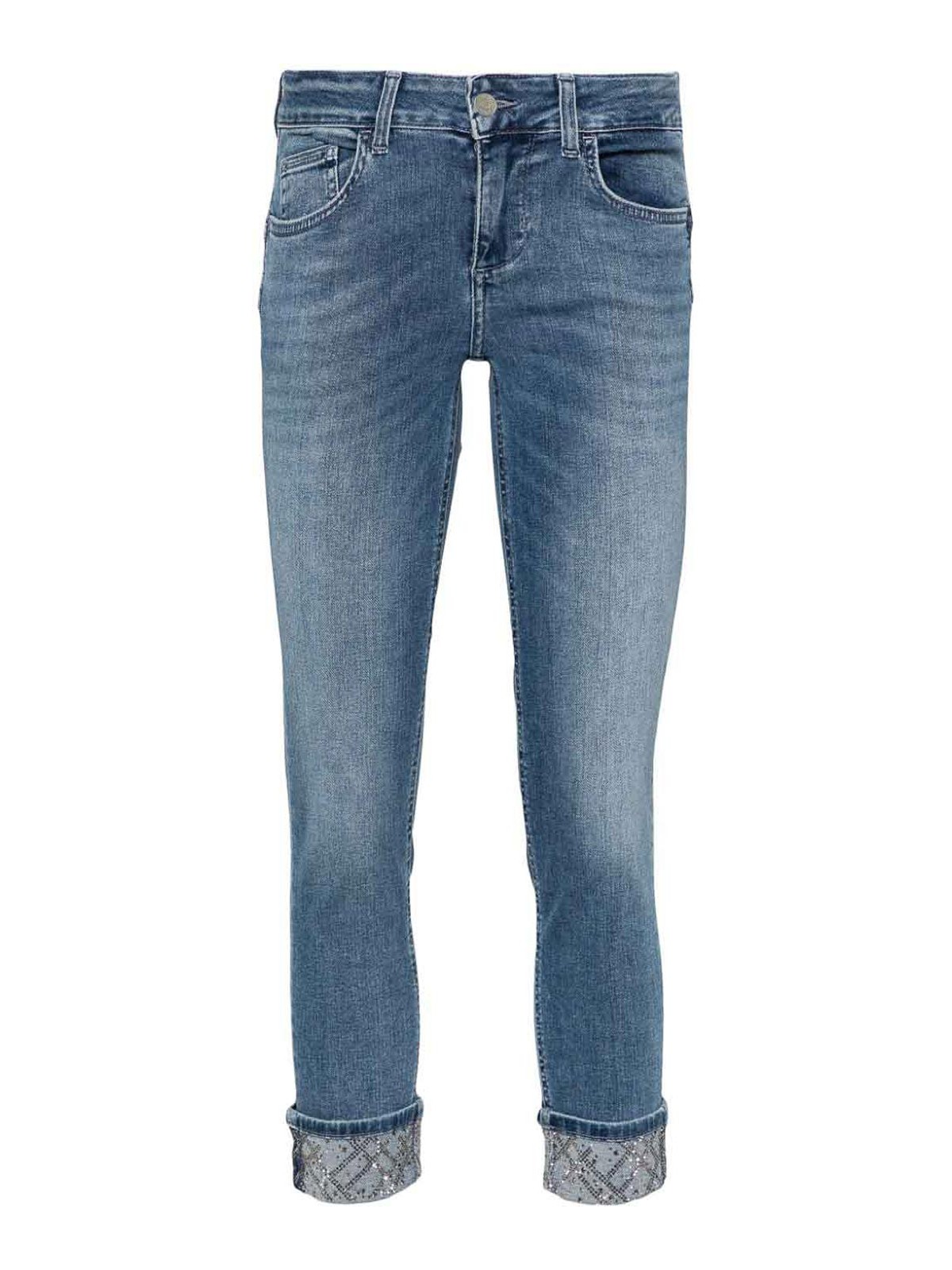 Shop Liu •jo Skinny Jeans In Blue