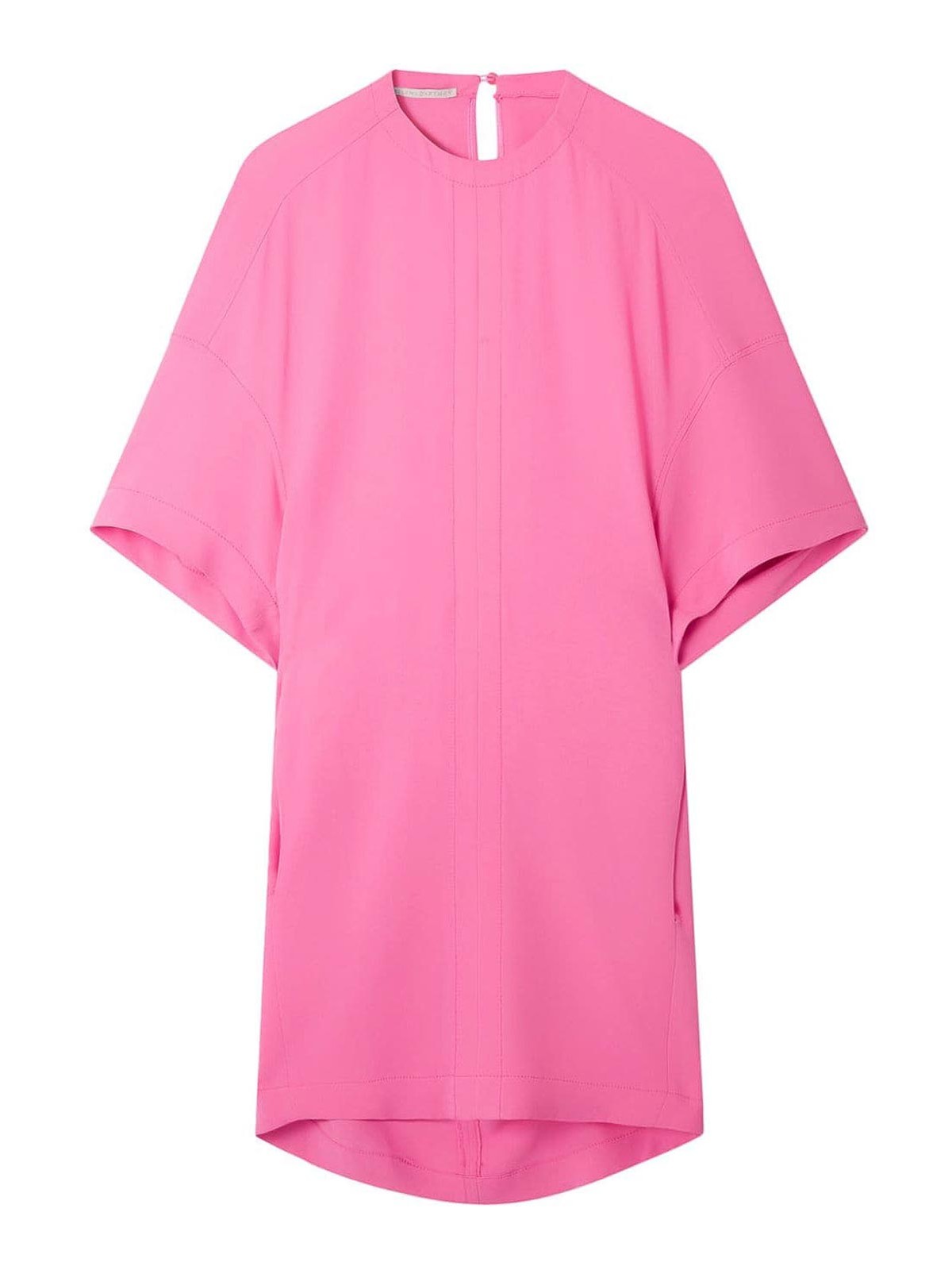 Shop Stella Mccartney T-shirt Dress In Nude & Neutrals