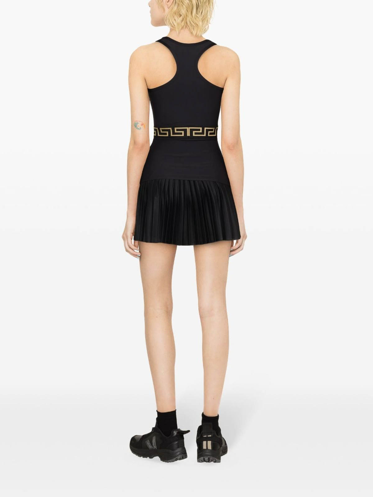 Shop Versace Tank Top In Black