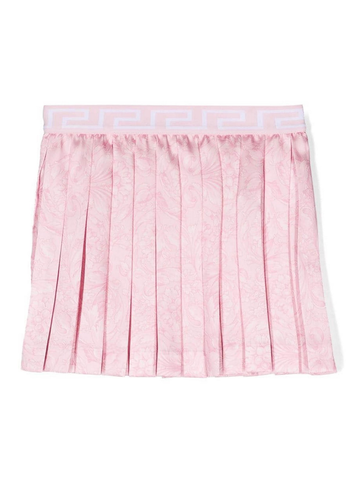 ミニスカート VERSACE PINK BOUCLE MINI SKIRT Pink Versace x Dua Lipa Versace - SchaferandweinerShops France