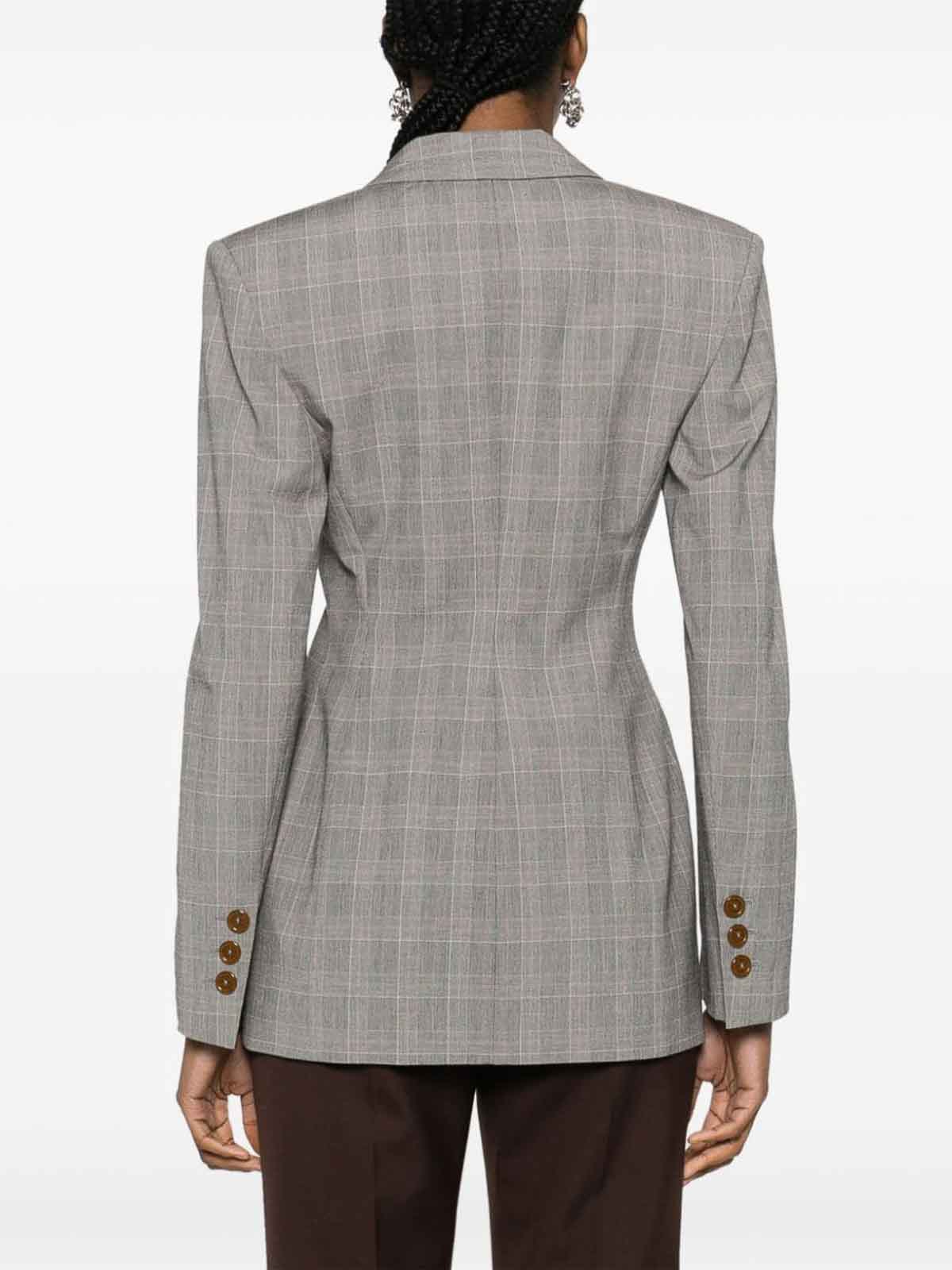 Shop Vivienne Westwood Single Breasted Blazer In Grey