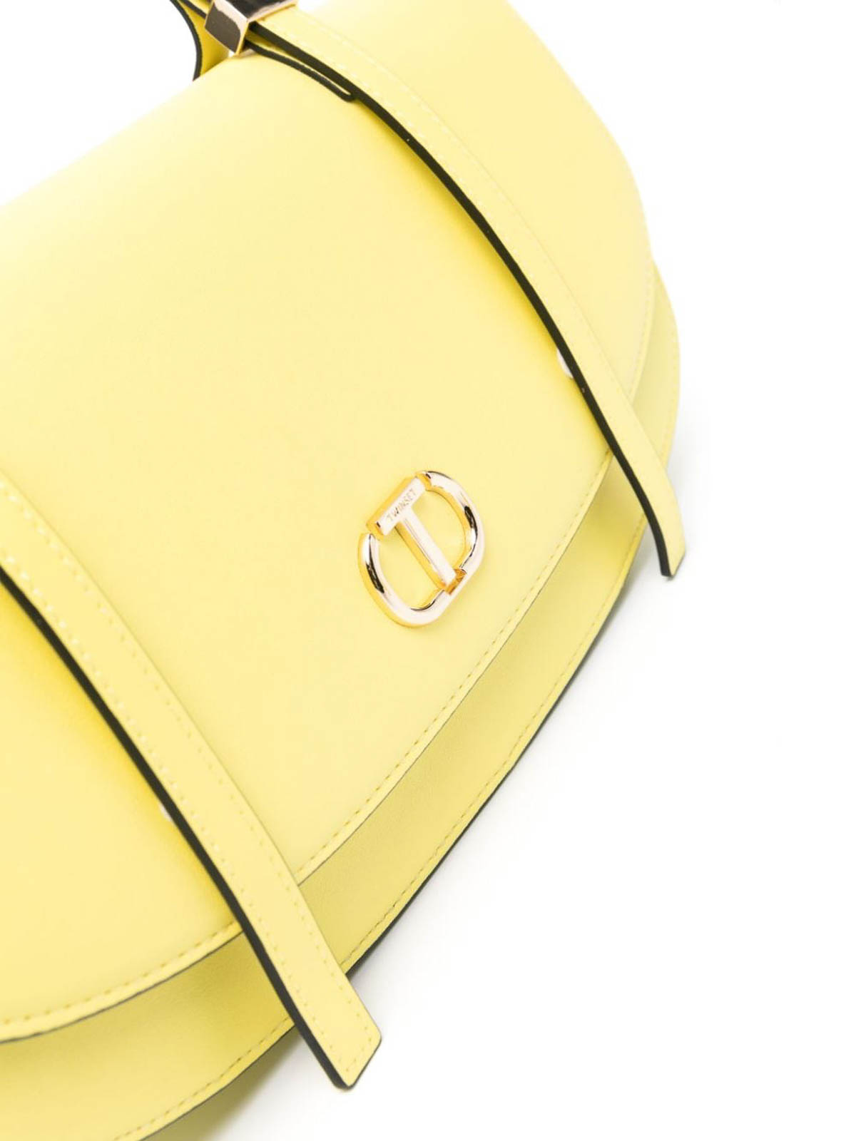 Shop Twinset Bolsa De Hombro - Amarillo In Yellow